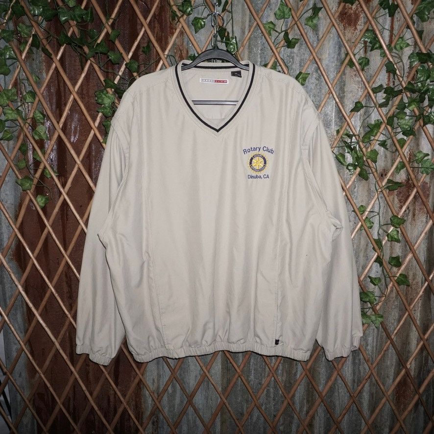 Vintage XXL-VintageY2K rotary club Dinuba California 00s windbreaker Size US XL / EU 56 / 4 - 1 Thumbnail