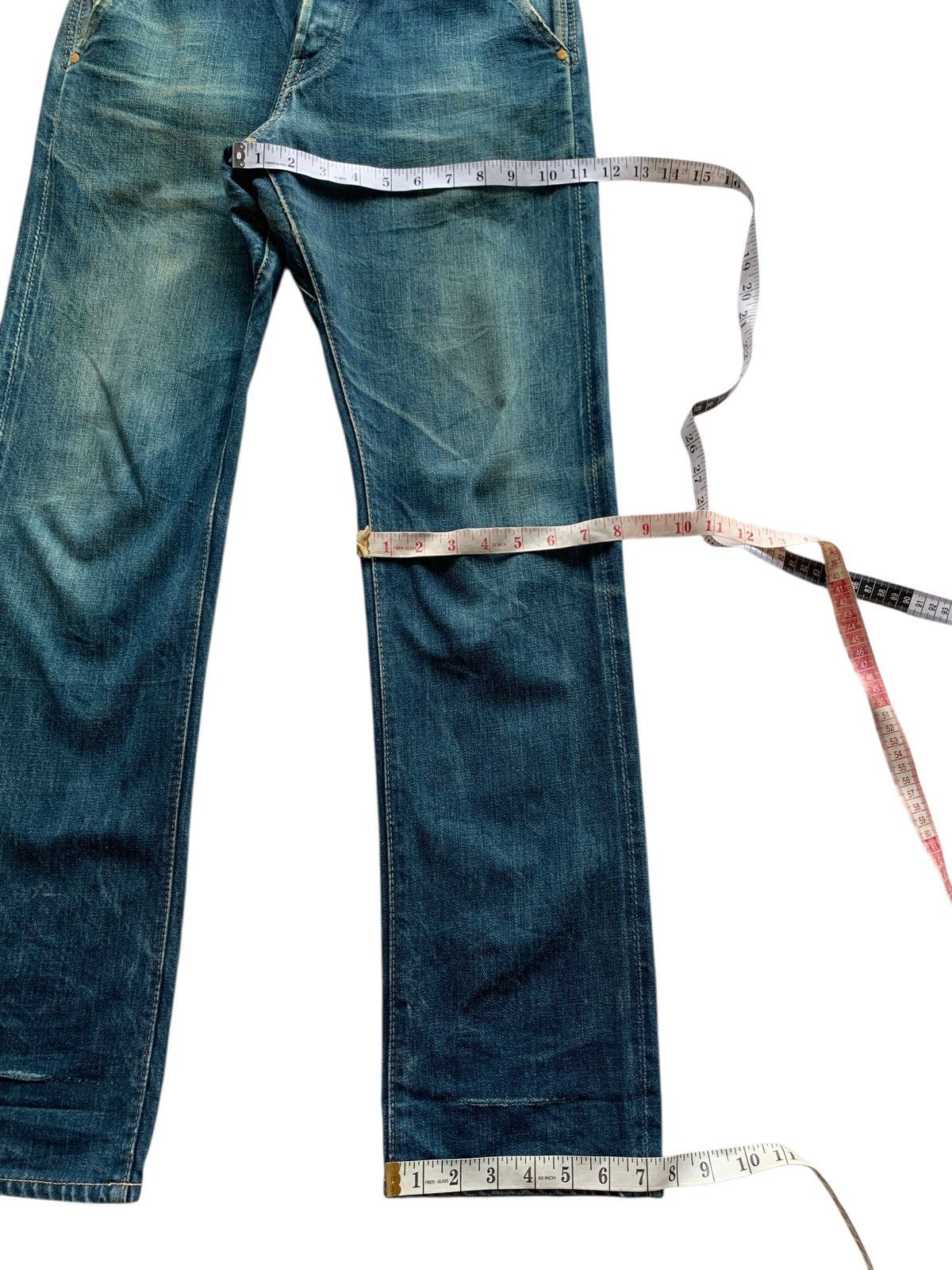 Kapital BRU NA BOINNE SELVEDGE JAPANESE RUSTY DISTRESSED DENIM Size US 29 - 15 Thumbnail