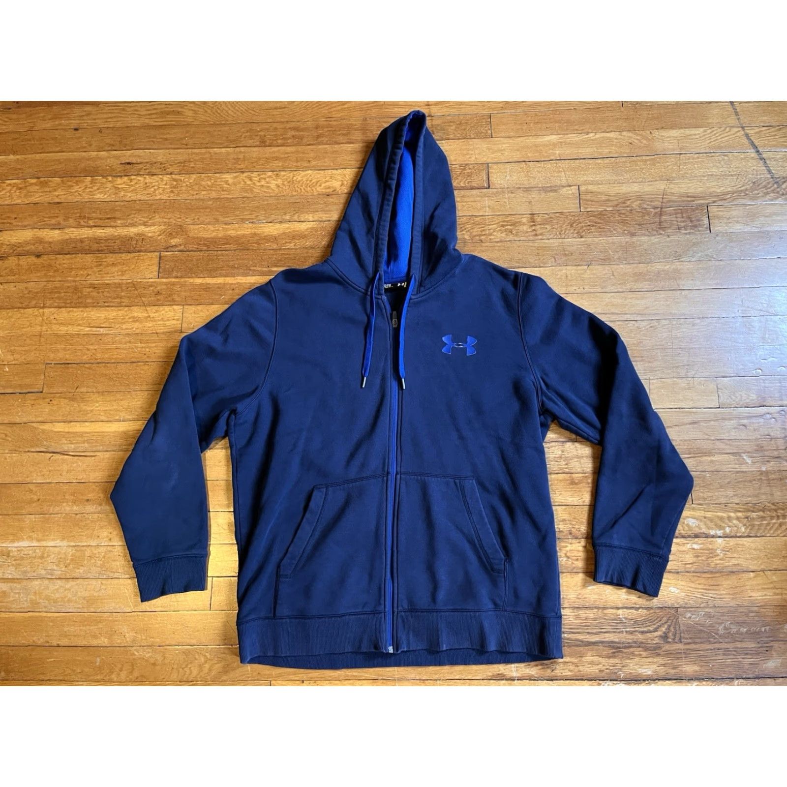 Under Armour Full Zip Sweatshirt Lot Men’s Extra Large Multicolor Under Armour Shirt XL Multicolor Pullover Hooded Pockets Men Size US XL / EU 56 / 4 - 2 Thumbnail