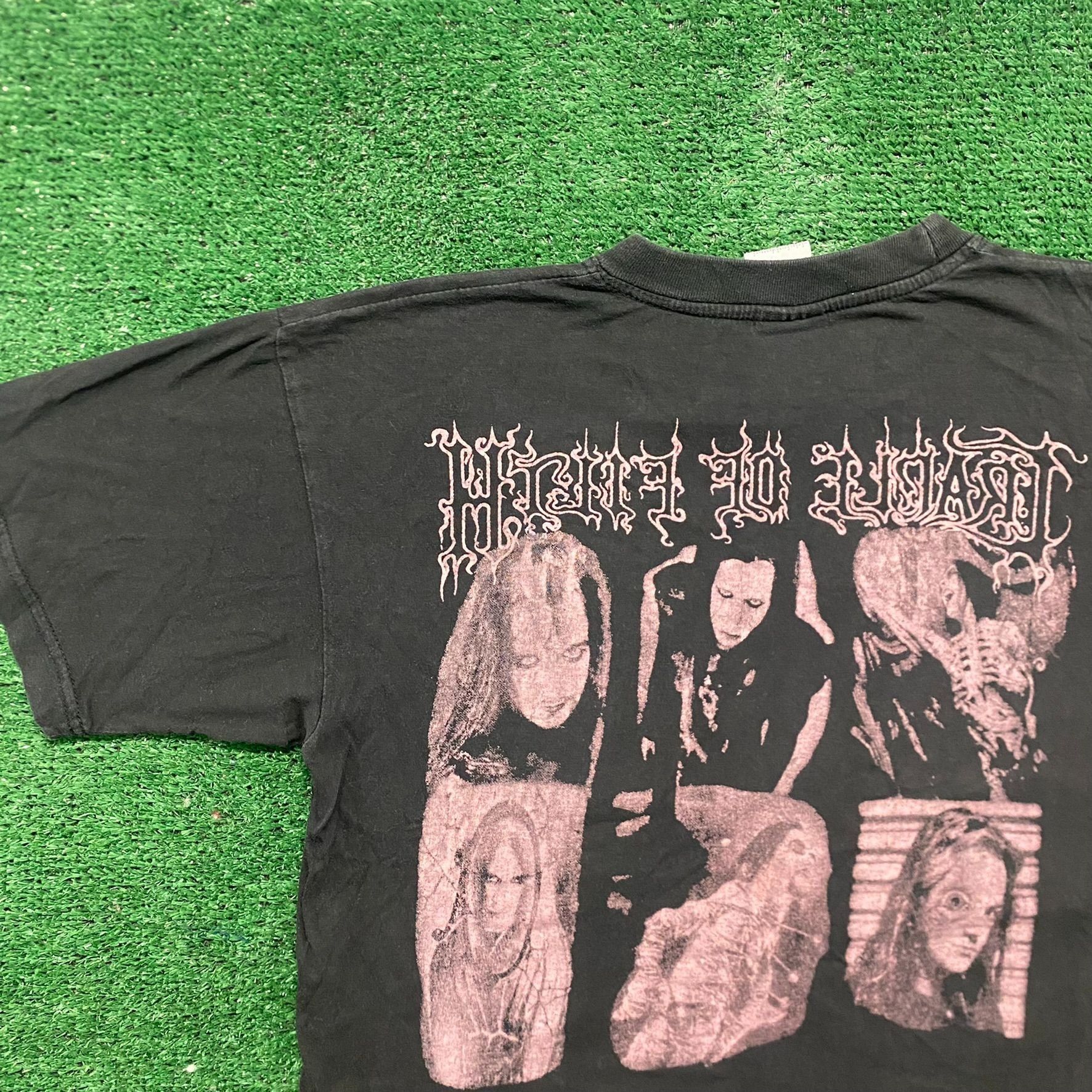 Band Tees Vintage 90s Cradle of Filth Behind Satan Gothic Metal Band T Size US S / EU 44-46 / 1 - 7 Thumbnail