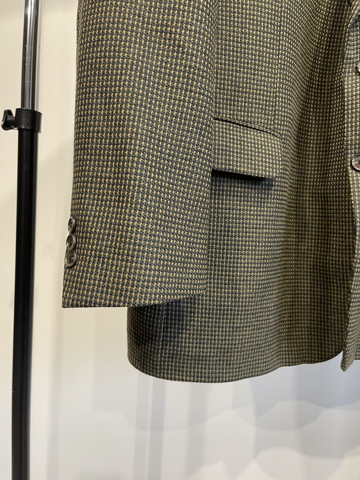 Vintage Vintage classic wool blazer jacket khaki moss 56 sport coat Size 46R - 3 Thumbnail