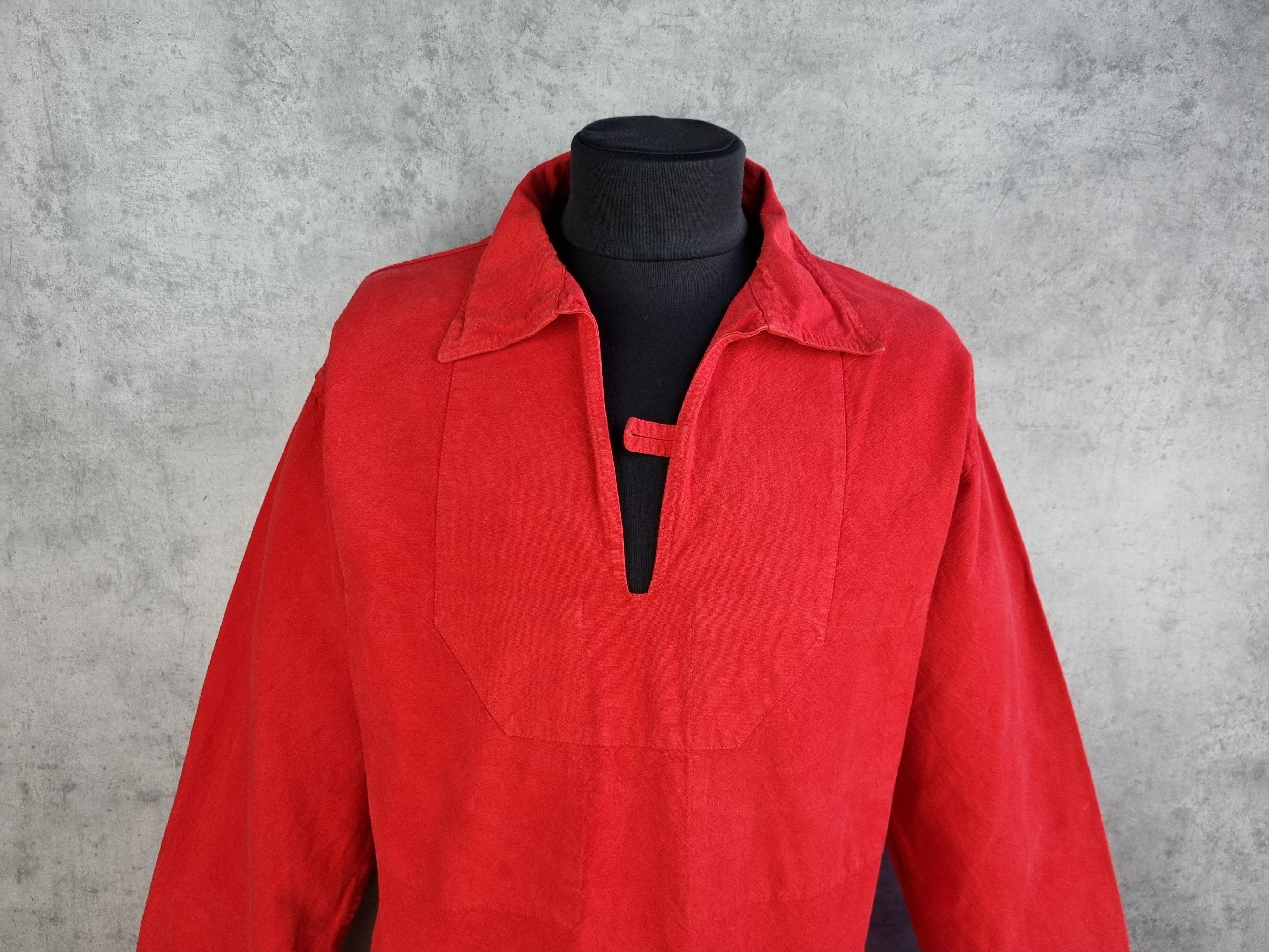 Le Laboureur × Seditionaries 90s Rare Size Vintage Sailor Fisherman OverShirt Size US XL / EU 56 / 4 - 20 Thumbnail