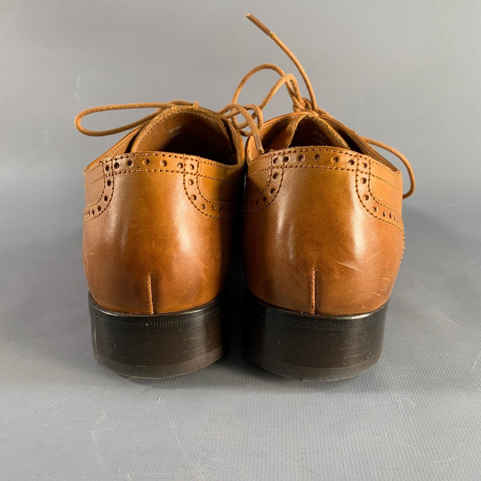 Allen Edmonds ALLEN EDMONDS 7 Tan Perforated Leather Oxford Lace Up Shoes Size US 7 / EU 40 - 5 Thumbnail