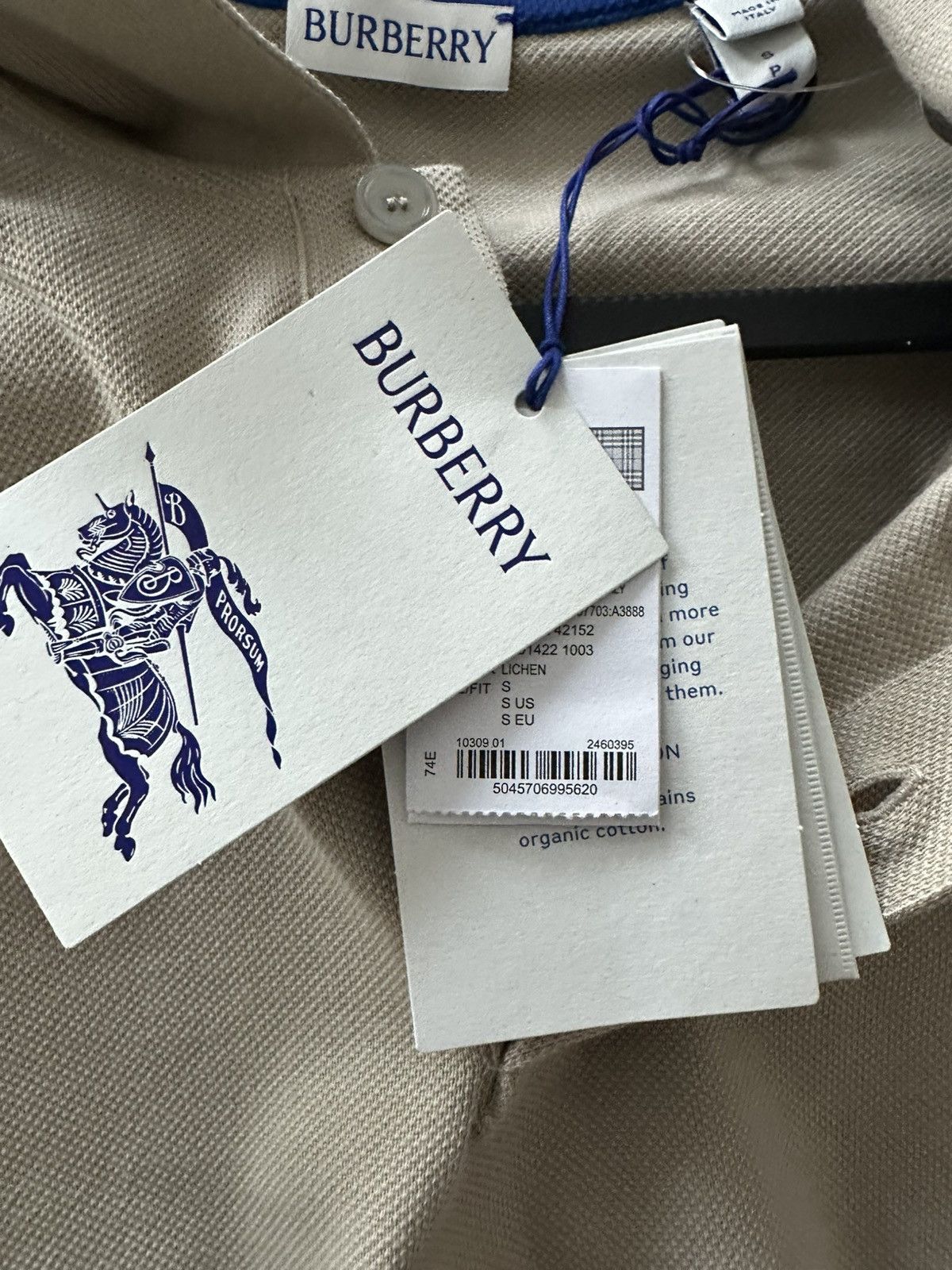 Burberry Burberry Men’s Polo Tshirt Size US S / EU 44-46 / 1 - 9 Thumbnail