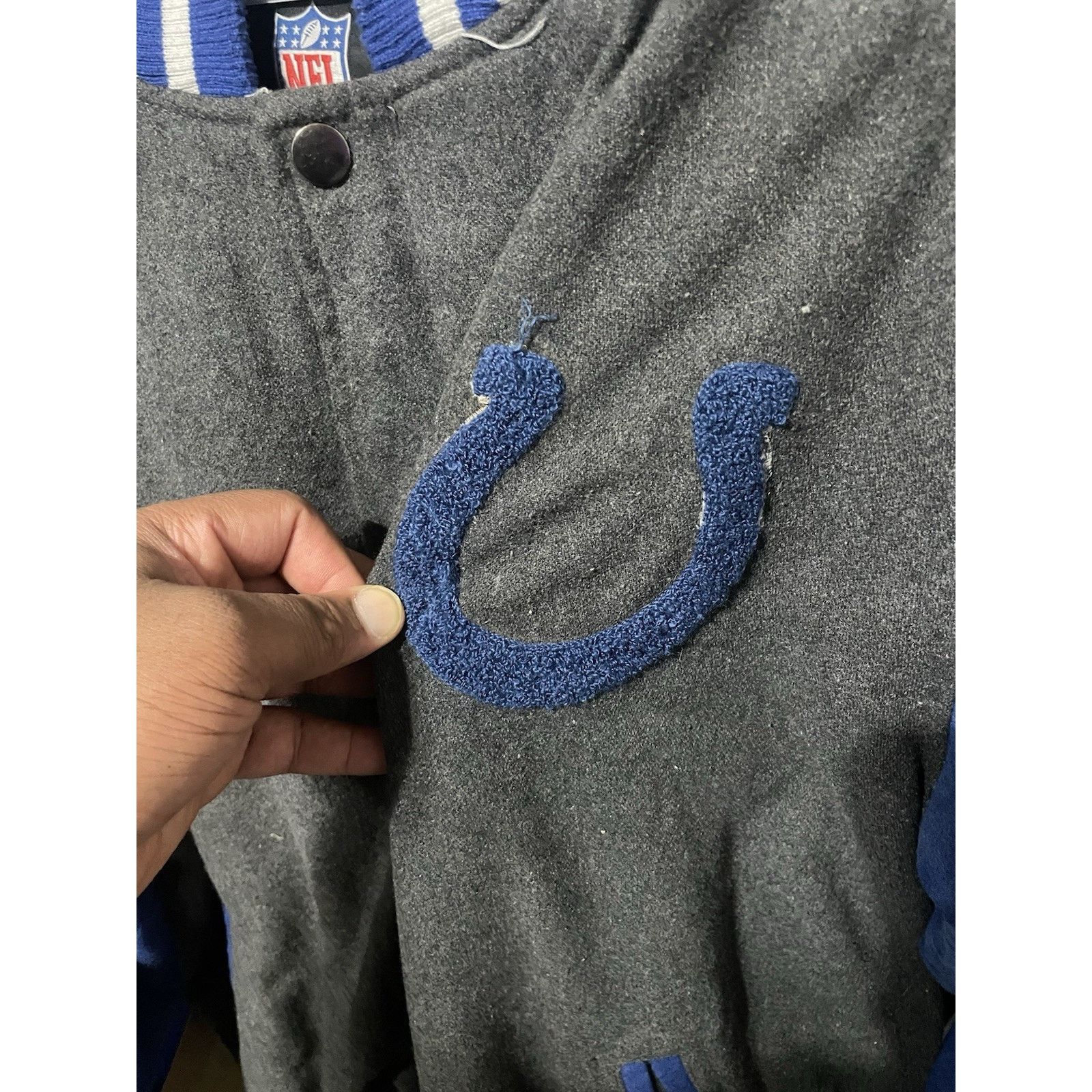 NFL Size XL-Indianapolis Colts NFL Football Jacket Apparel Coat Size US XL / EU 56 / 4 - 6 Thumbnail