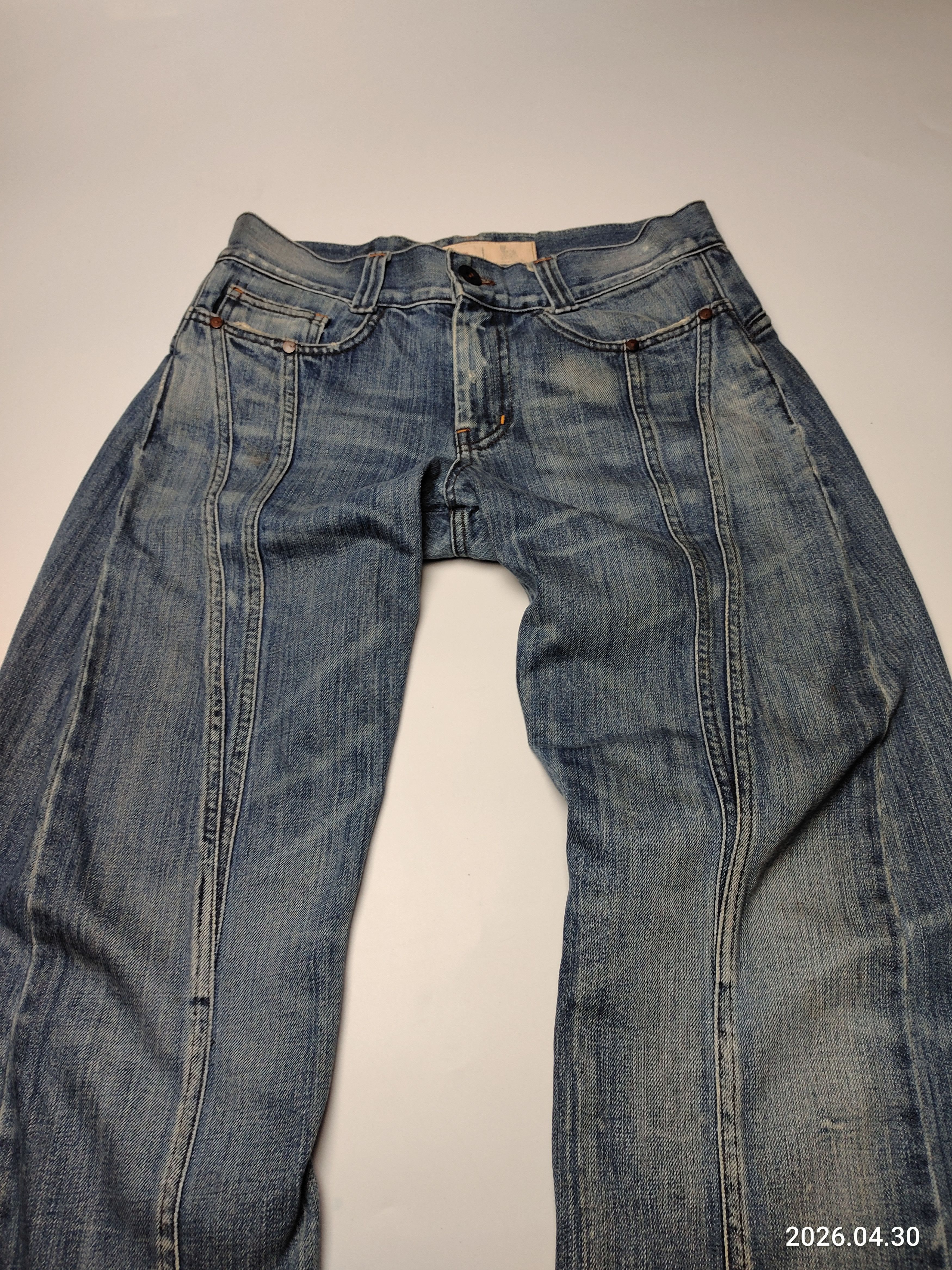 Japanese Brand vtg cotton farm denim Size US 30 / EU 46 - 2 Thumbnail