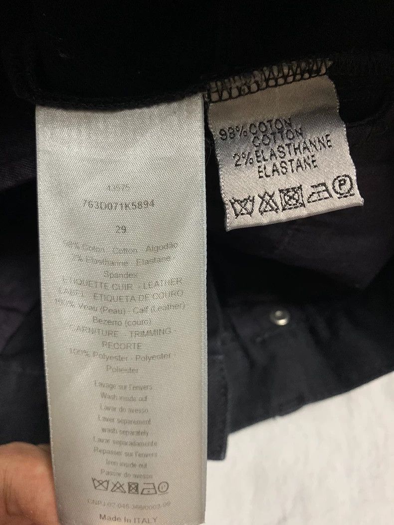 Dior Dior co-branded black flower skull jeans Size US 29 - 4 Thumbnail