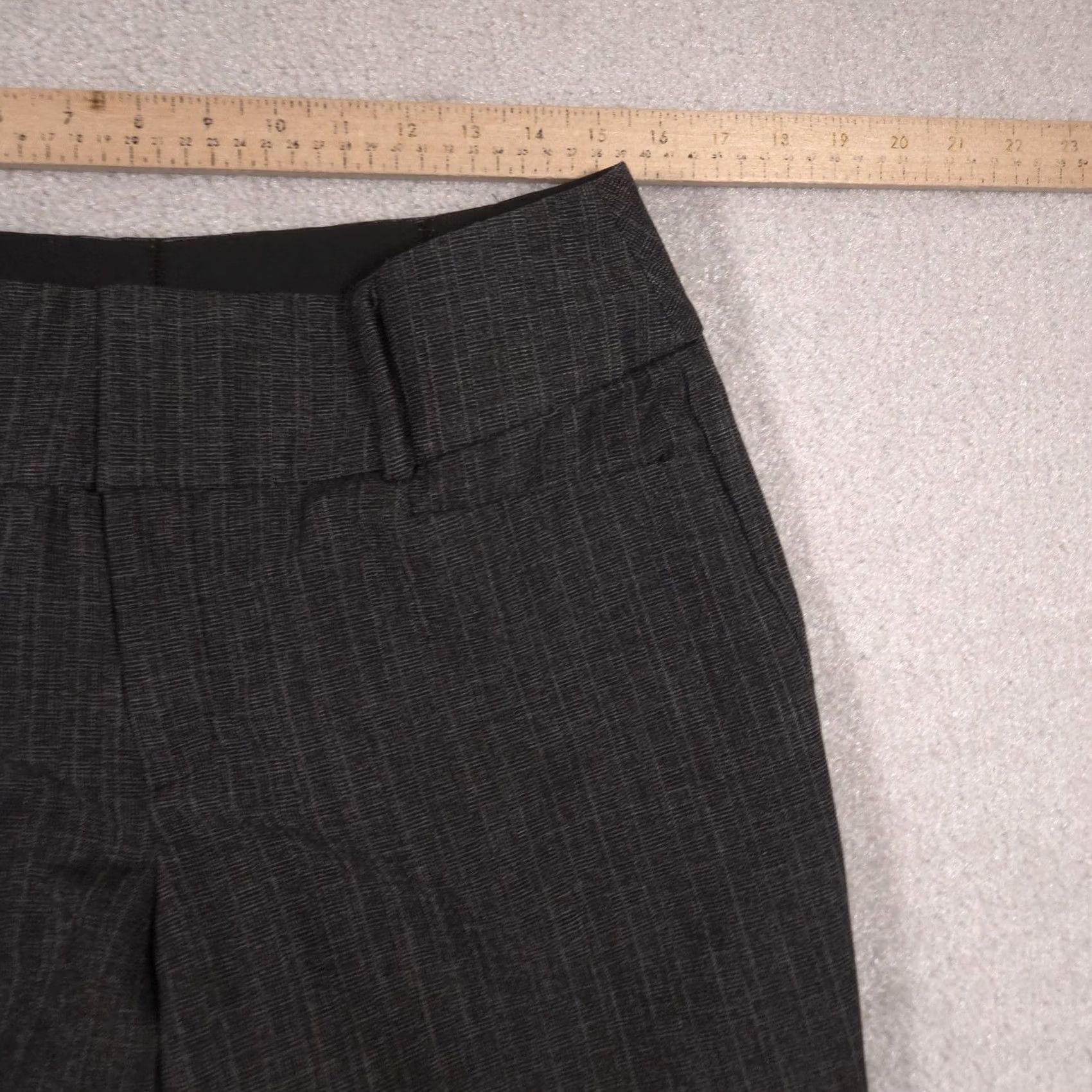 Nine West Nine West Dress Pants Womens 10 Gray Pinstripe Bootcut Twill Stretch Work Career Pant Dress Pants Size 32" / US 10 / IT 46 - 4 Thumbnail