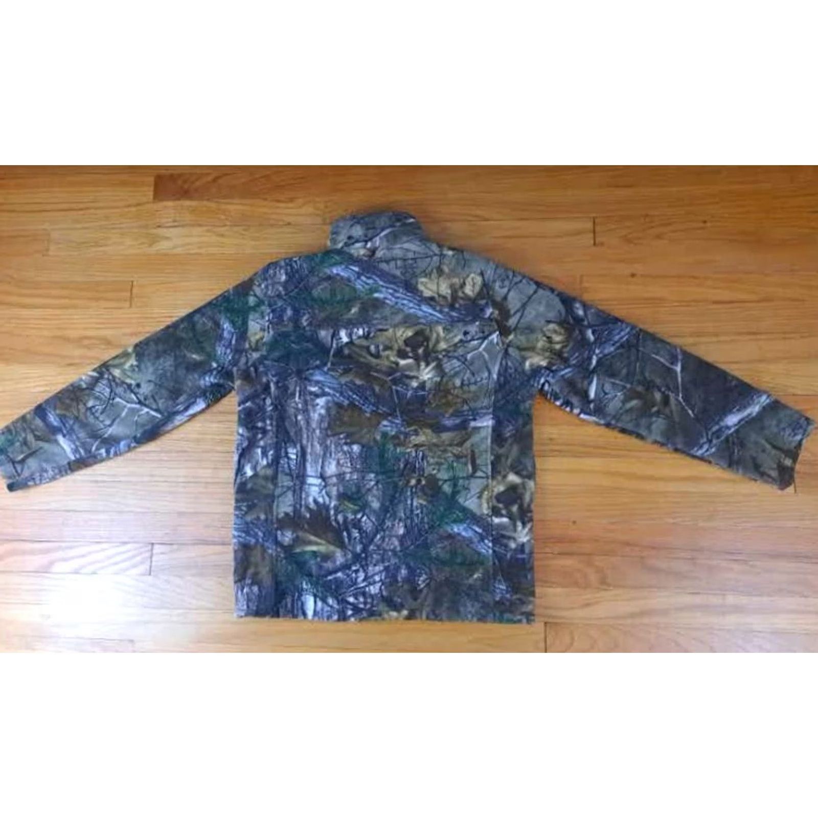 Realtree VINTAGE Realtree Camouflage Full Zip Fleece Jacket Medium M Unisex Adults Green Warm Up Jacket Size US M / EU 48-50 / 2 - 5 Thumbnail