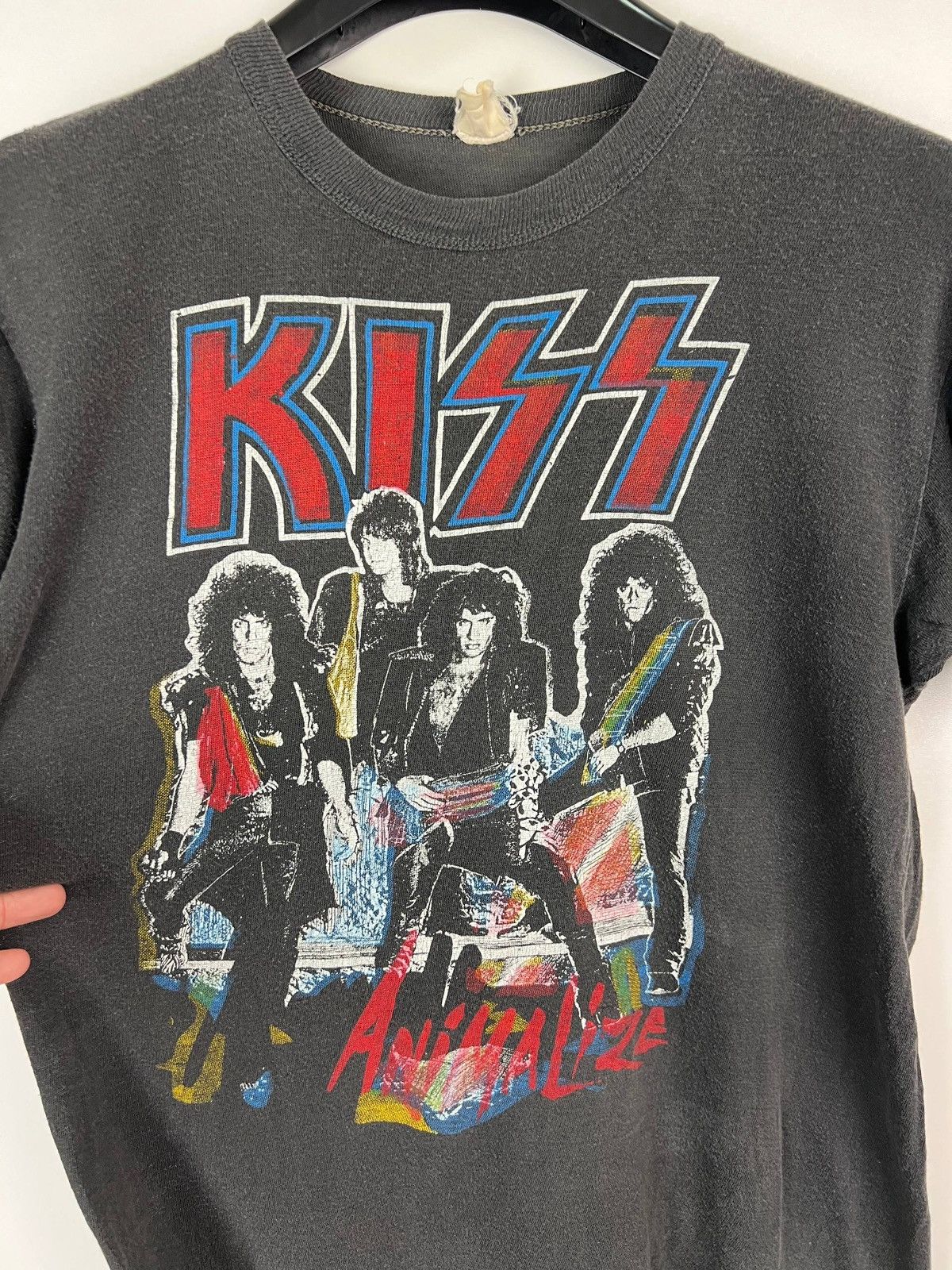 KISS Kiss Animalize 80s vintage band t-shirts size S Size US S / EU 44-46 / 1 - 7 Thumbnail