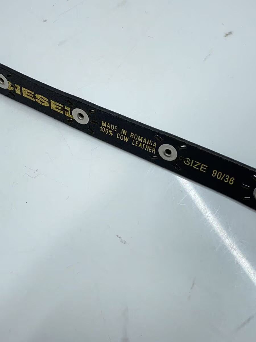 Diesel Diesel Leather Belt Black Size ONE SIZE - 6 Thumbnail
