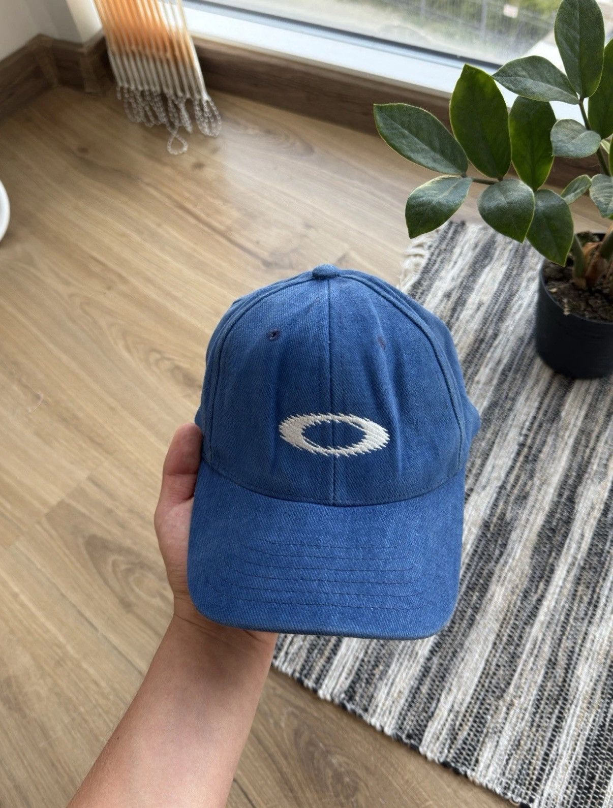 Oakley Oakley Vintage Software Rare Blue Baseball Classic Cap Hat Size ONE SIZE - 1 Thumbnail