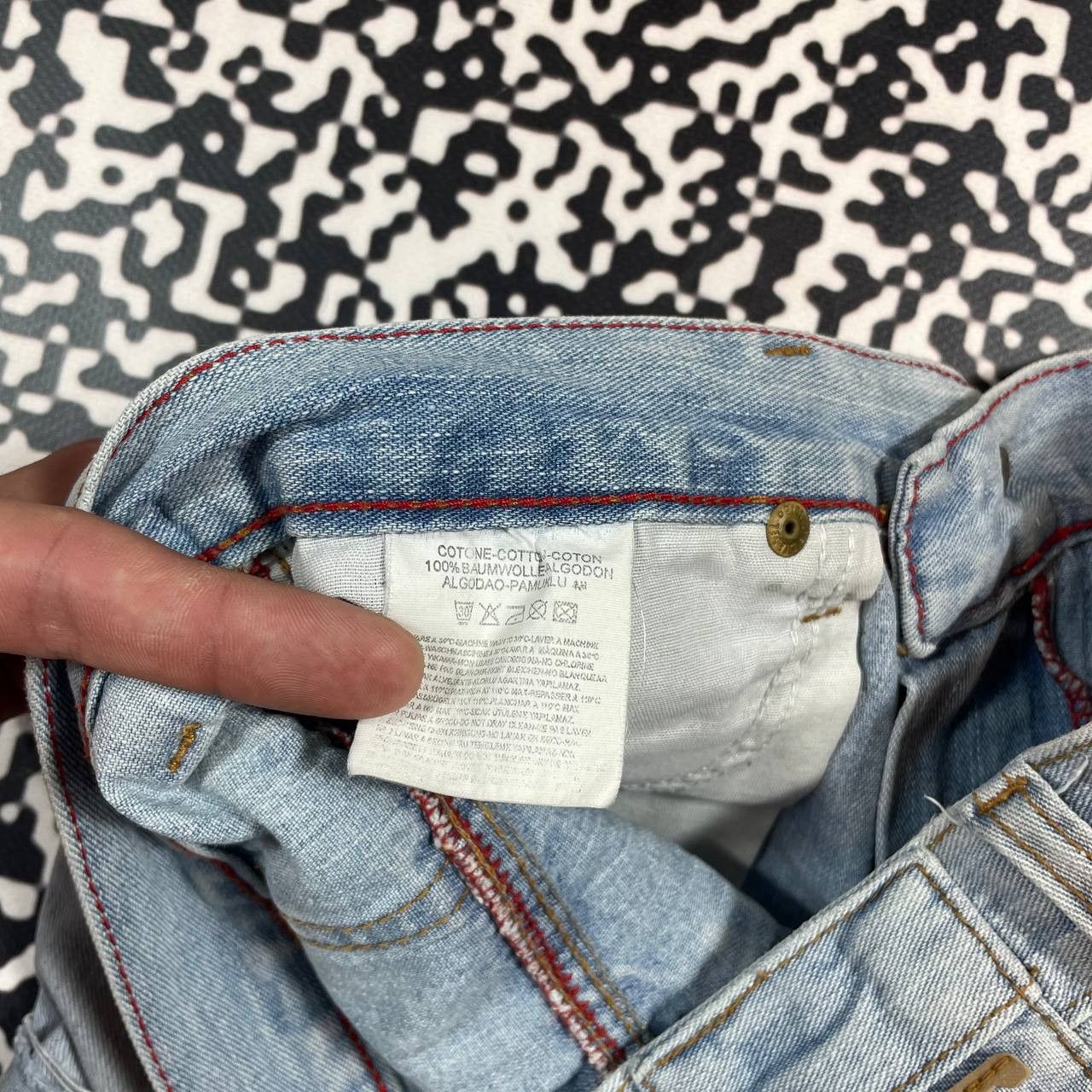 Diesel Vintage Y2K Diesel Distressed Style Mini Shorts 90s Style Size 28" / US 6 / IT 42 - 18 Thumbnail