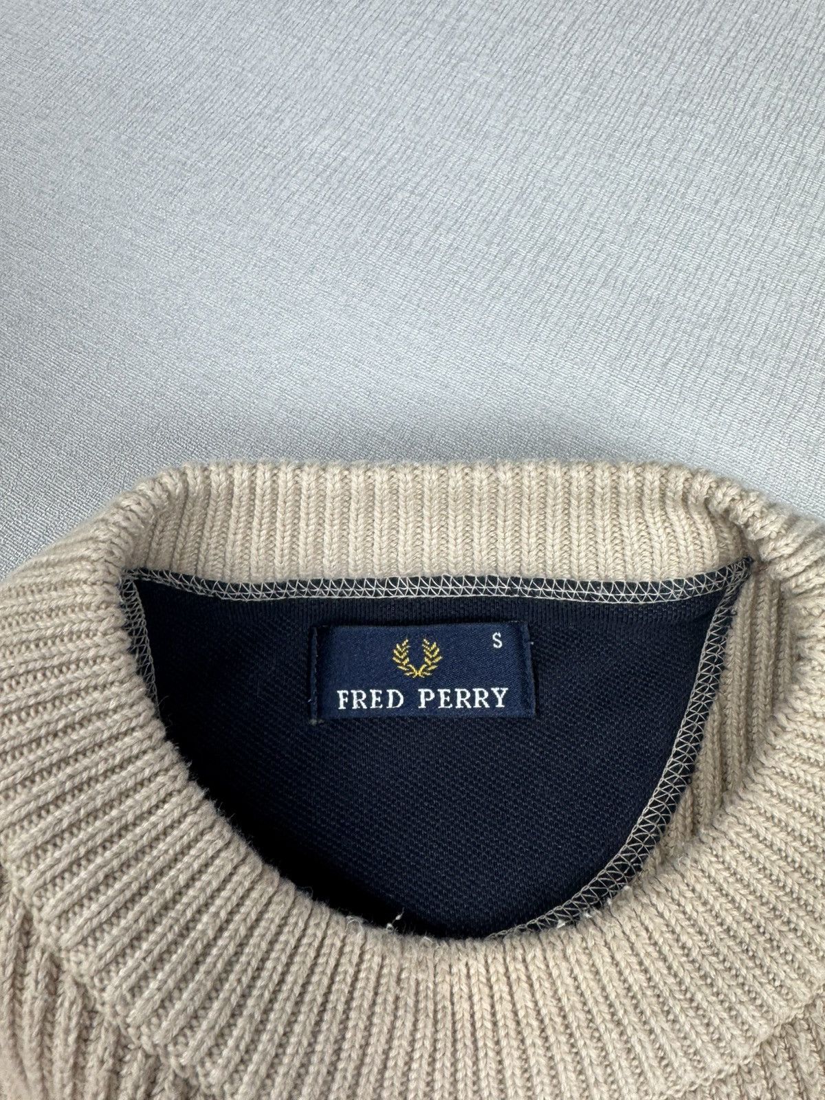 Fred Perry × Vintage Men’s Vintage Fred Perry Sweater Crew Neck Jumper size S Size US S / EU 44-46 / 1 - 3 Thumbnail