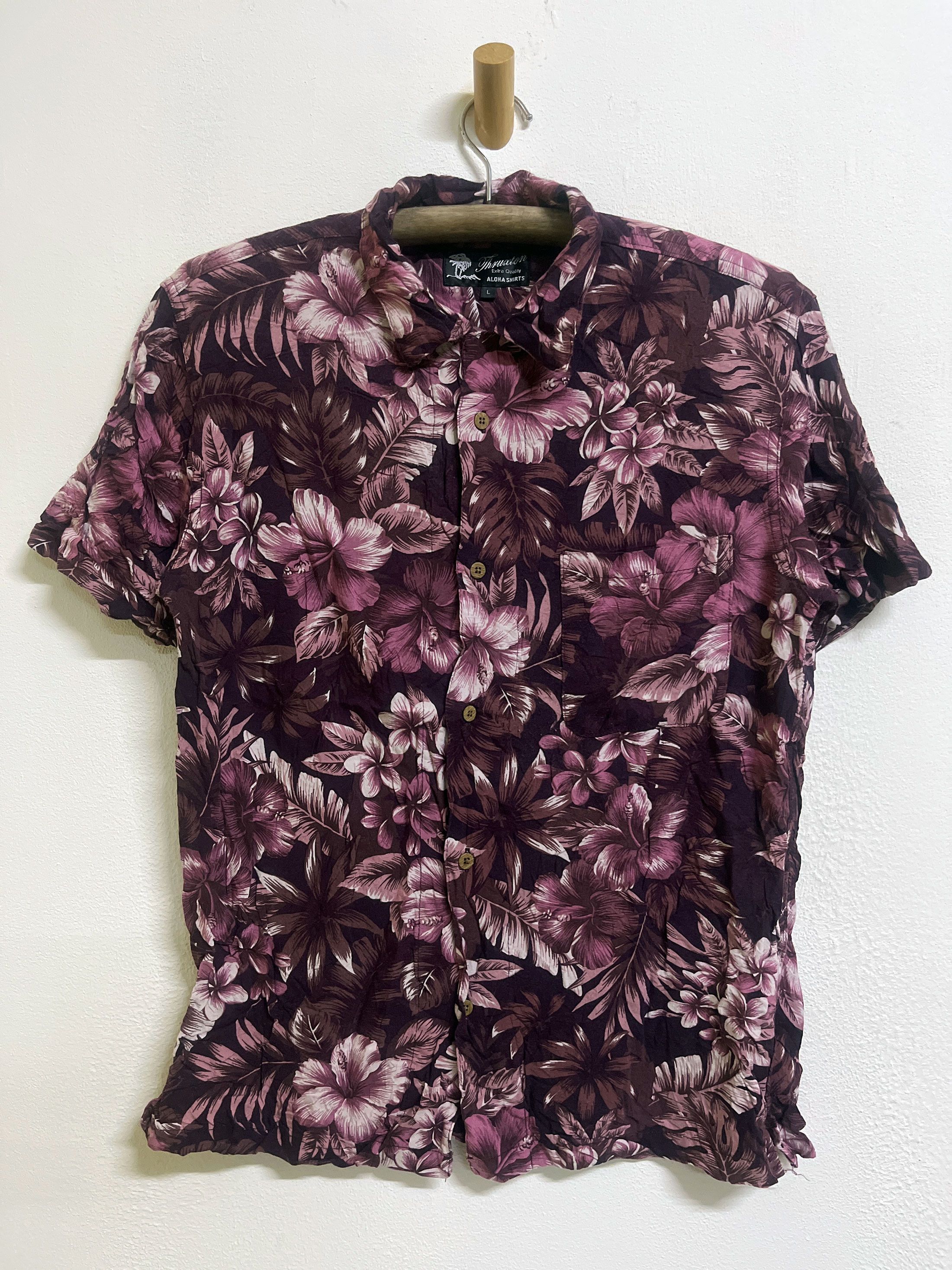 Japanese Brand Thruxton Hawaii Aloha Short Sleeve Surf Size US L / EU 52-54 / 3 - 1 Thumbnail
