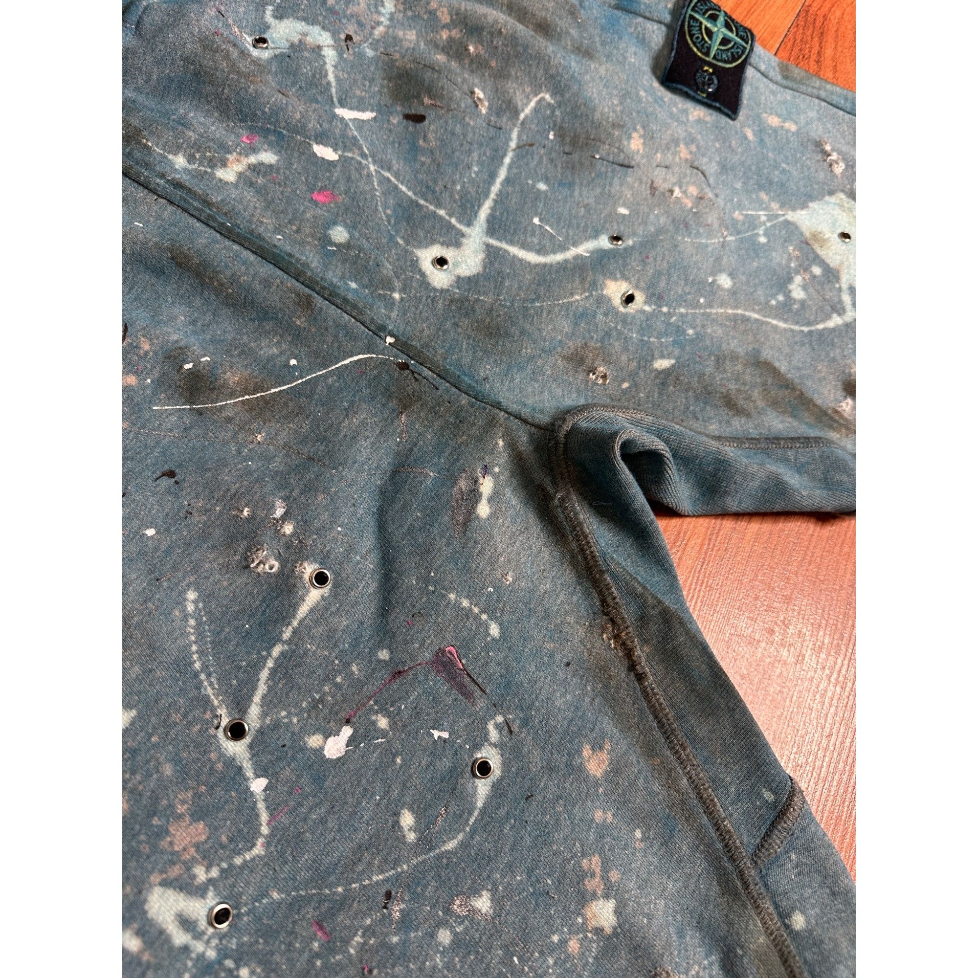 Stone Island × Vintage DRO Lab Custom 1/1 x Stone Island Sweat Shorts Size US 30 / EU 46 - 4 Thumbnail