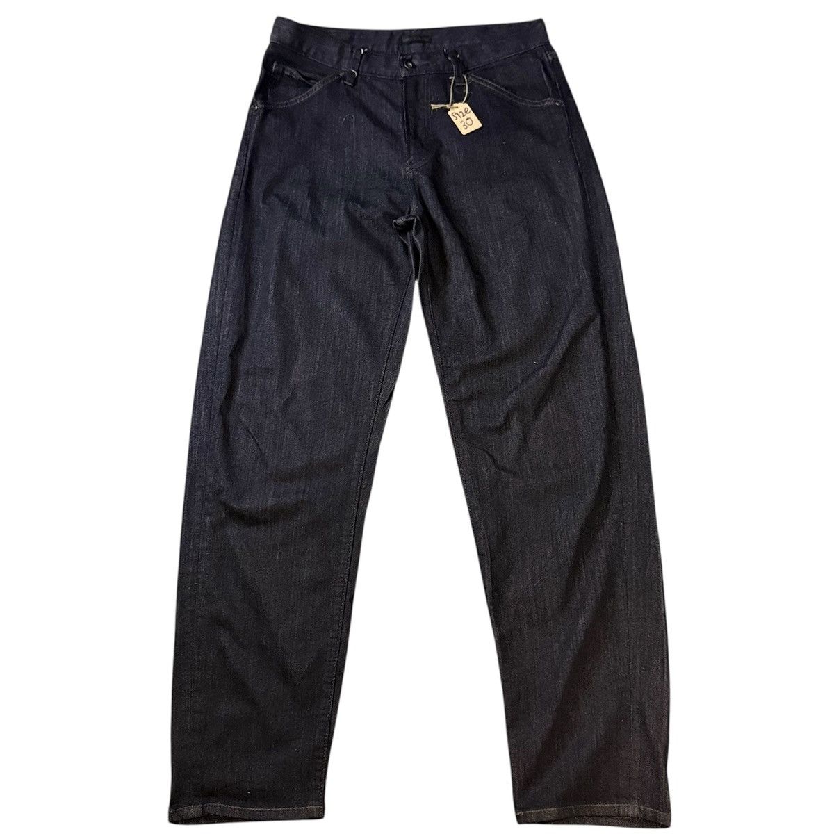 Jun Takahashi Japanese Denim Jersey Uniqlo High Rise Tappered Fit Archive Size US 30 / EU 46 - 1 Thumbnail