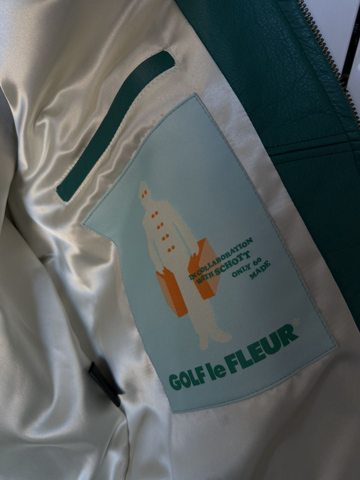 Golf le Fleur Golf Le Fleur/Schott leather jacket Size US L / EU 52-54 / 3 - 3 Thumbnail