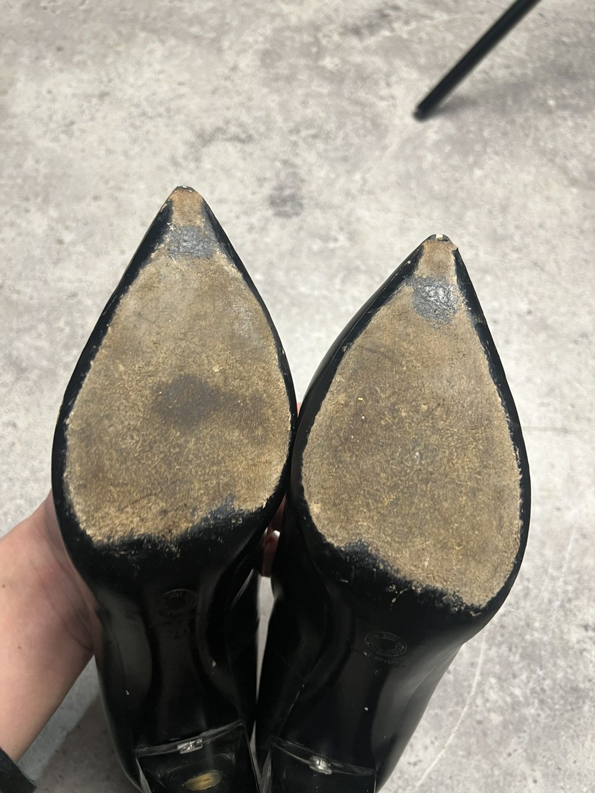 Dries Van Noten Dries Van Noten rare Leather Heels Size US 11 / IT 41 - 12 Thumbnail
