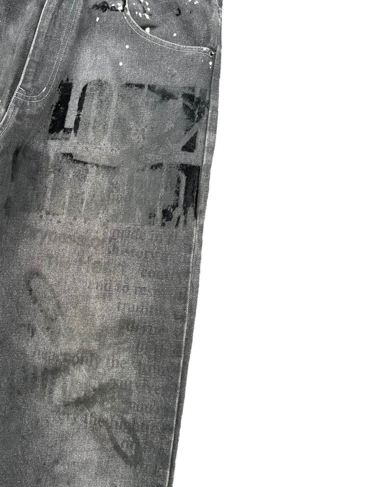 Vintage ☠️in The Attic POEM Denim Junya Watanabe CDG ☠️ Size US 32 / EU 48 - 4 Thumbnail