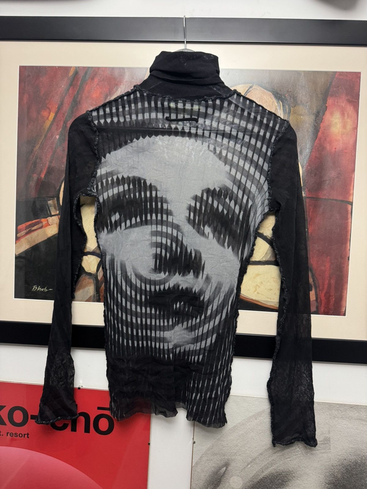 Jean Paul Gaultier Vintage AW01 Jean Paul Gaultier Marlene Dietrich Mesh Top Size US S / EU 44-46 / 1 - 2 Thumbnail