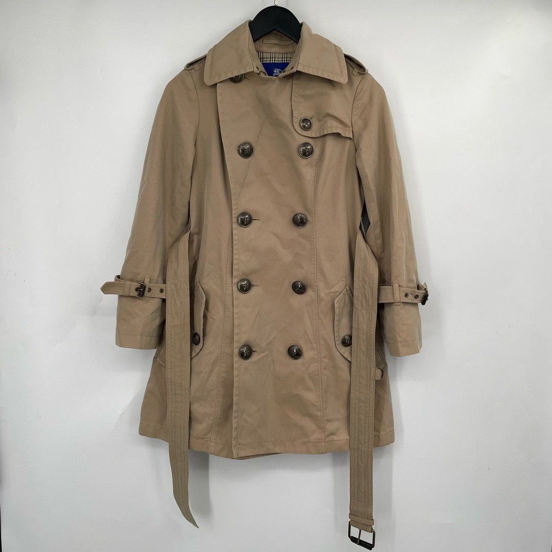 Burberry Burberry Blue Heavy Coat 36 Men Size US S / EU 44-46 / 1 - 1 Thumbnail
