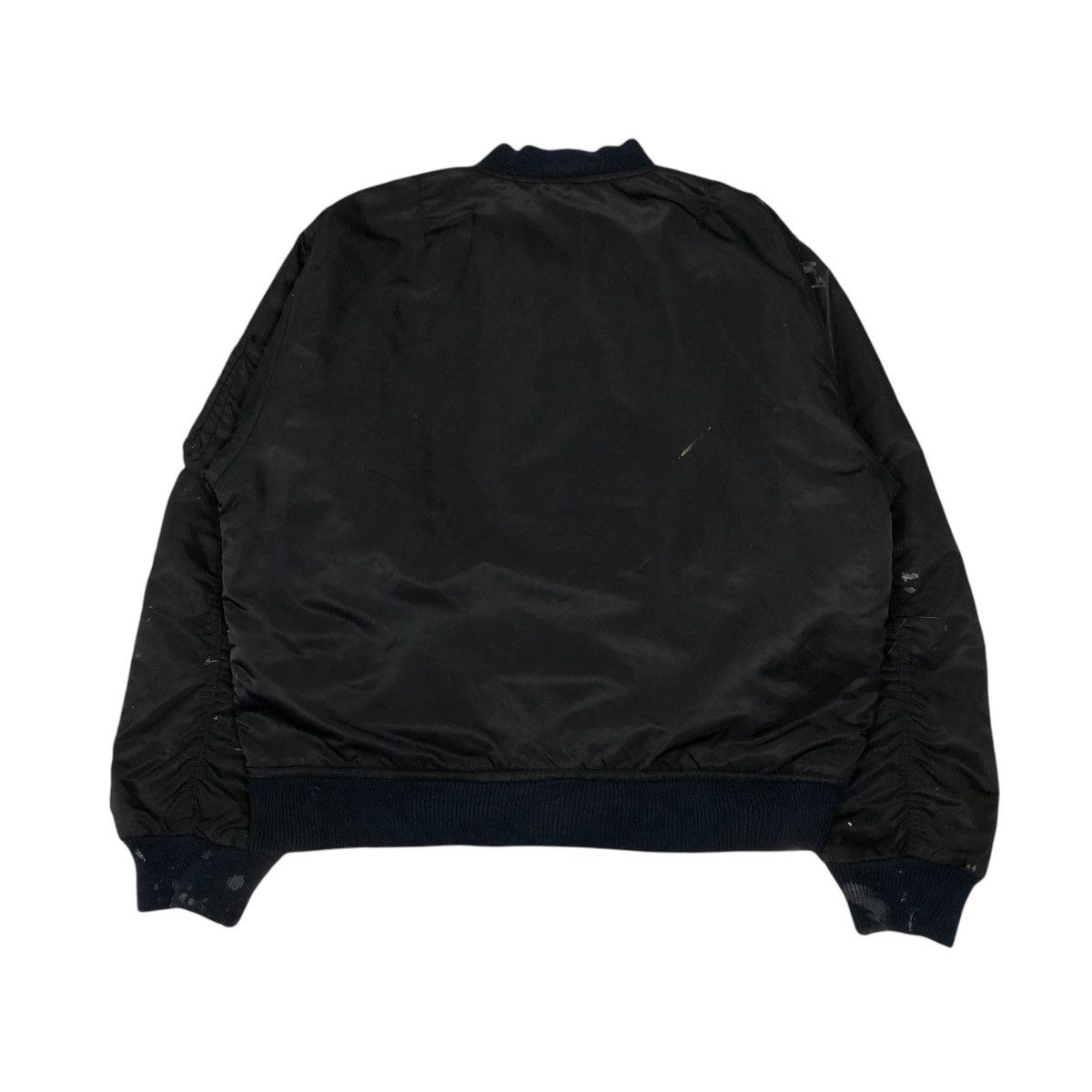 Japanese Brand 🔥VINTAGE BOMBER JACKET MA-1 MILITARY IRISH ISSEY MIYAKE Size US M / EU 48-50 / 2 - 2 Thumbnail