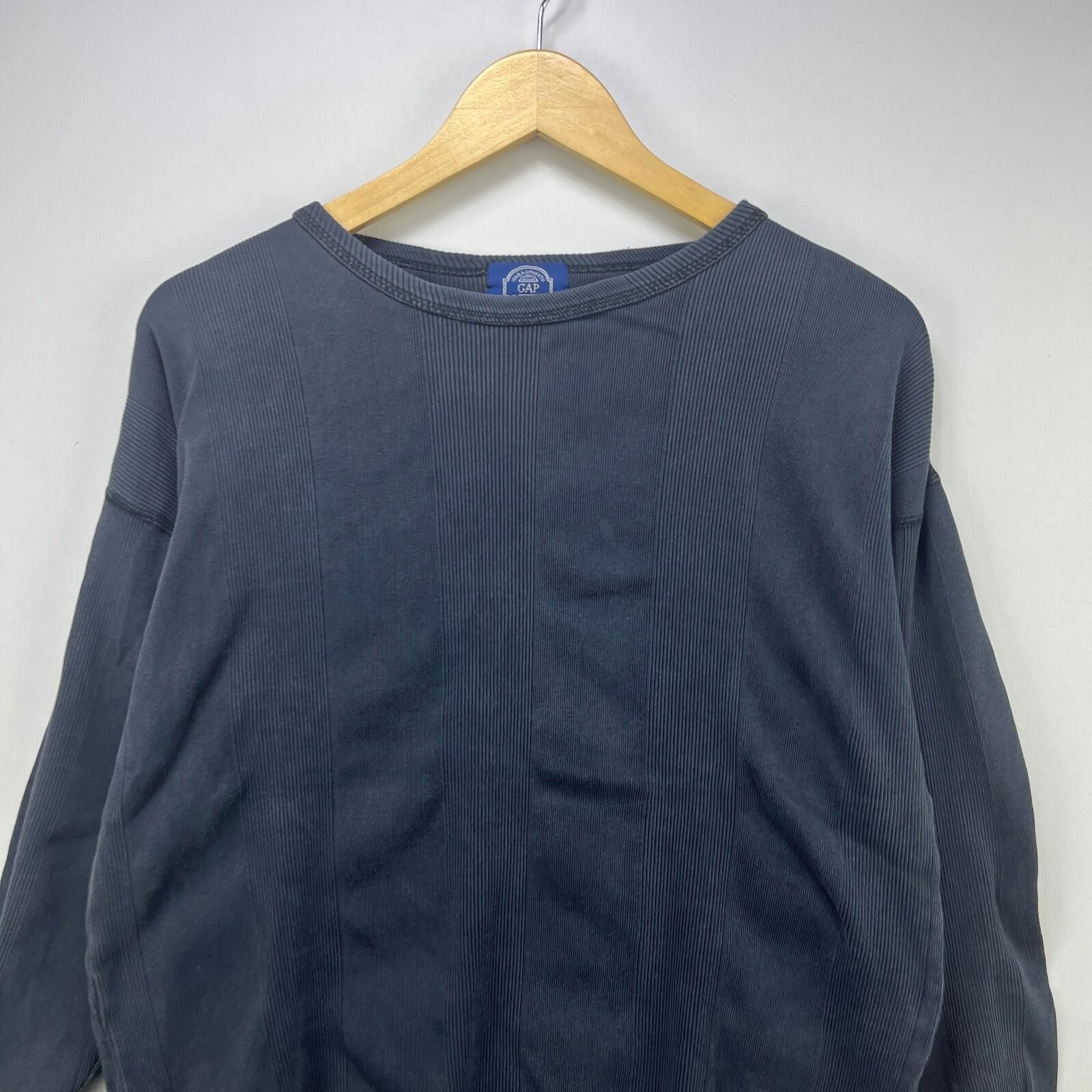Gap Vintage 90s Gap Blank Sun Faded Black Shirt Medium Size US M / EU 48-50 / 2 - 2 Thumbnail