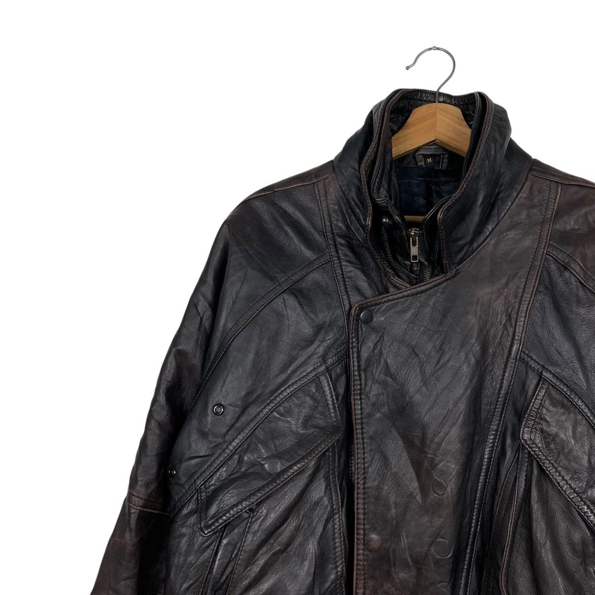 Japanese Brand Japanese Brand Motorcycle Riding Leather Jacket Size US M / EU 48-50 / 2 - 6 Thumbnail