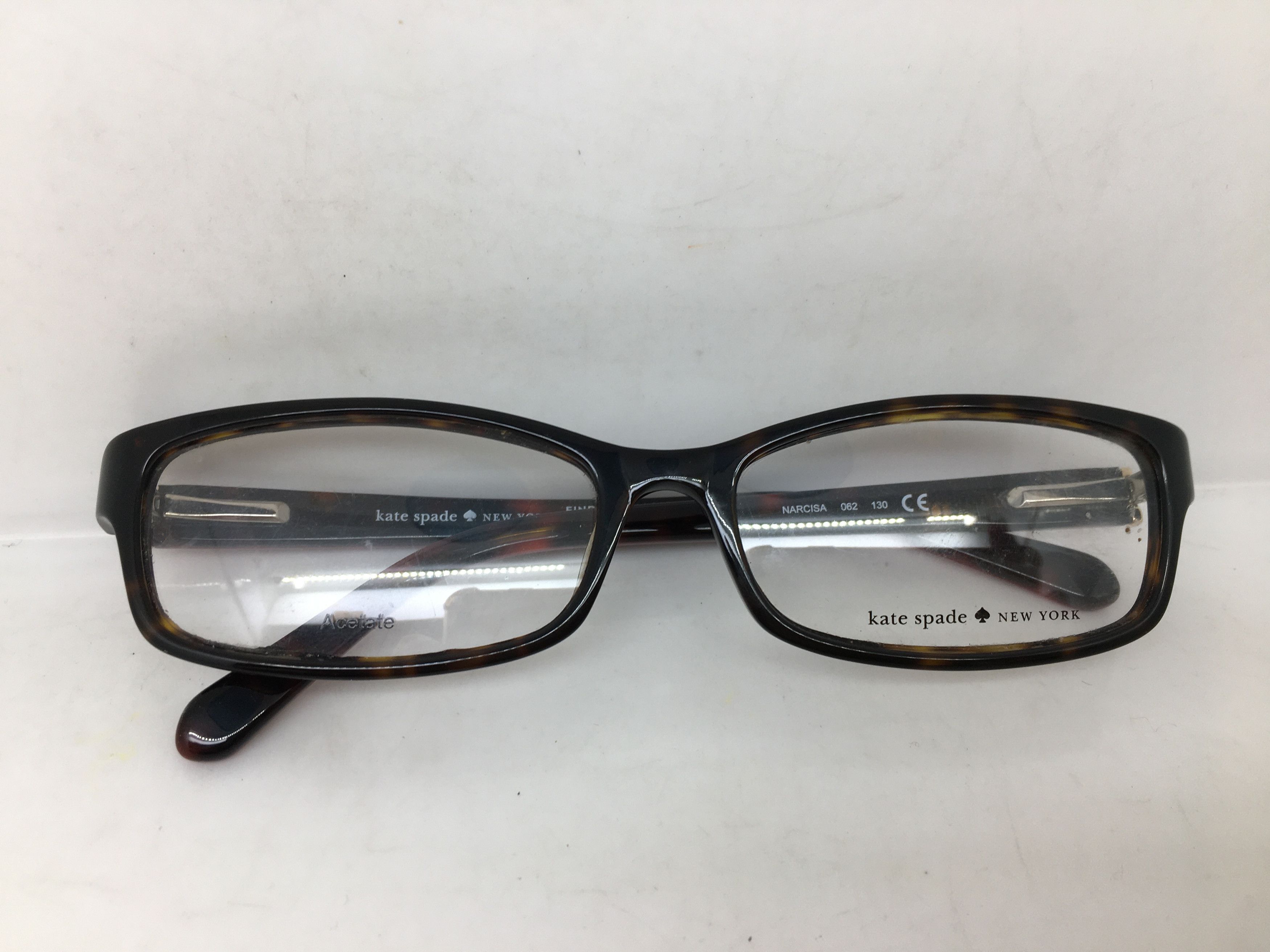 Kate Spade Kate Spade Marcisa Tortoise RX Eyeglasses Frame Size ONE SIZE - 7 Thumbnail