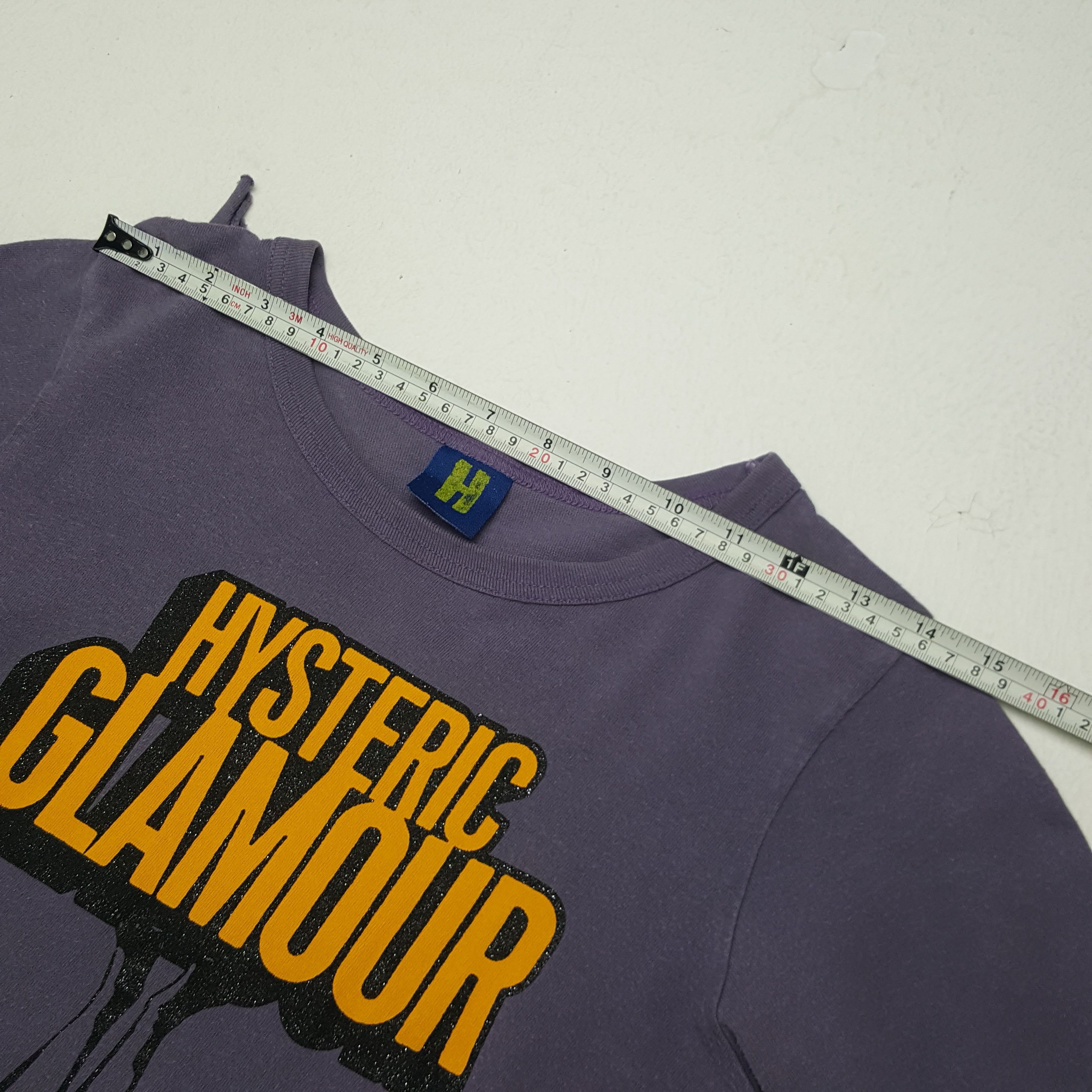 Hysteric Glamour × Vintage Vintage Hysteric Glamour Distressed Tshirt Size US S / EU 44-46 / 1 - 5 Thumbnail