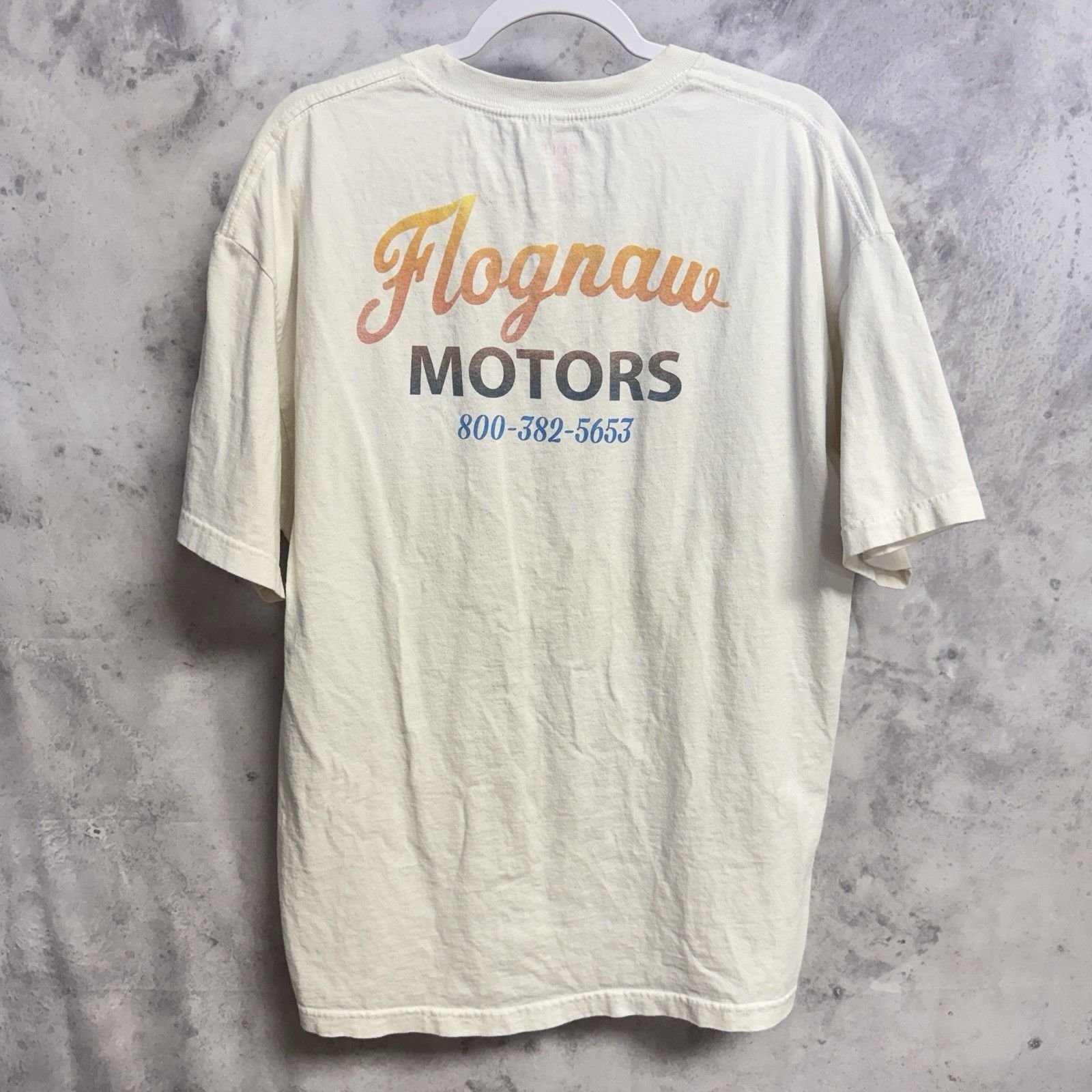 Golf Wang Golf Flognaw Motors T Shirt Mens XL White Pocket Tee Tyler t Size US XL / EU 56 / 4 - 2 Thumbnail