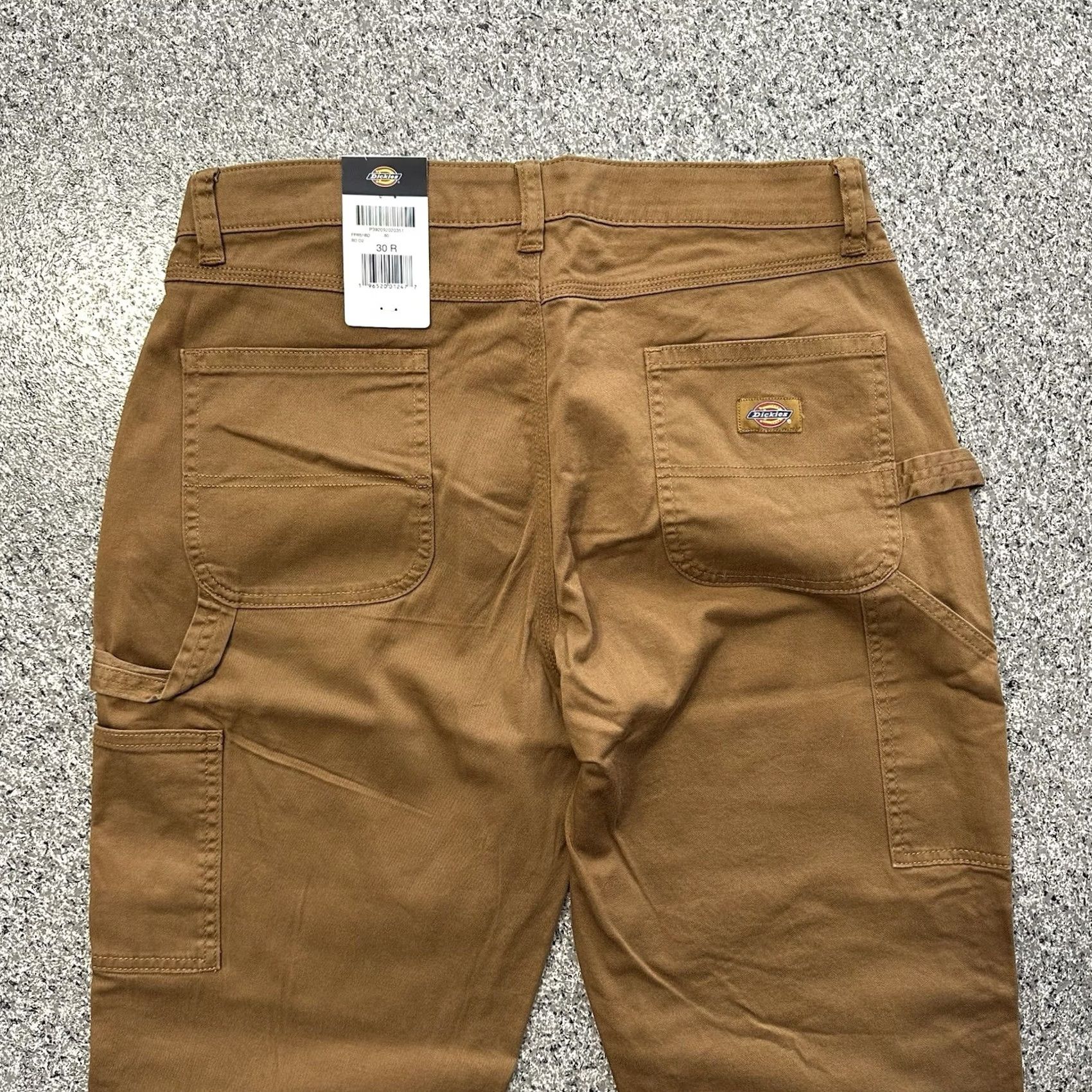 Dickies Dickies Carpenter Pants Womens 29 31 Brown Relaxed High Rise Utility Stretch Twill Cotton Spandex Pants Women Size 28" / US 6 / IT 42 - 5 Thumbnail