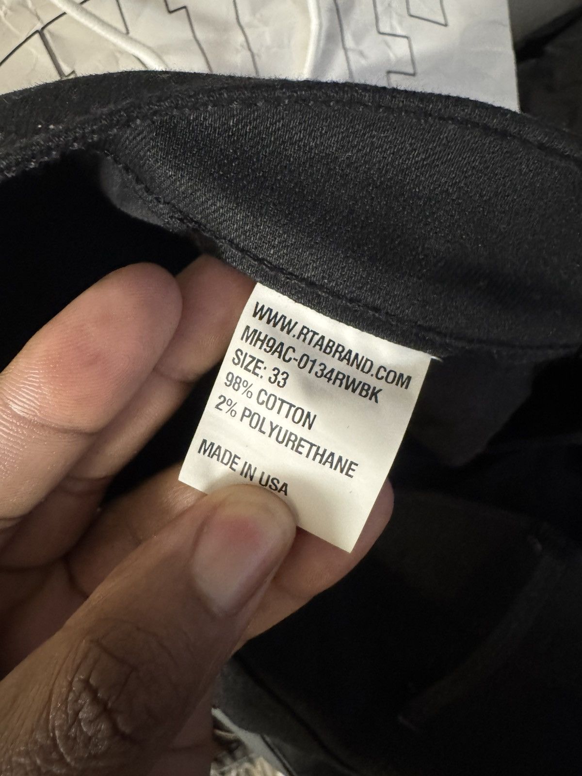 Rta RTA black clayton denim Size US 33 - 6 Thumbnail