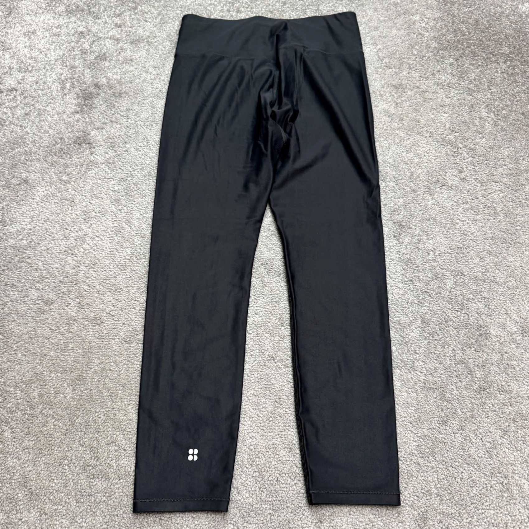 Sweaty Betty VINTAGE Sweaty Betty Activewear Crop Leggings Womens L Gray 7/8 High Rise Yoga Size 36" / US 14 / IT 50 - 2 Thumbnail