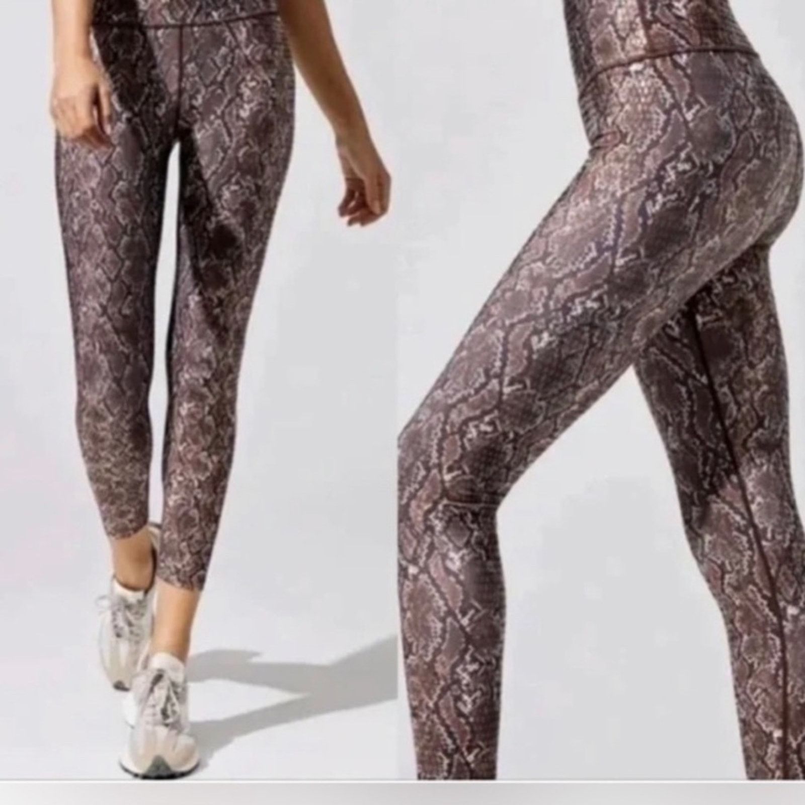 Carbon Carbon38 $120 High Rise 7/8 Legging True Snake Sz S NWOT Size 22" - 1 Thumbnail
