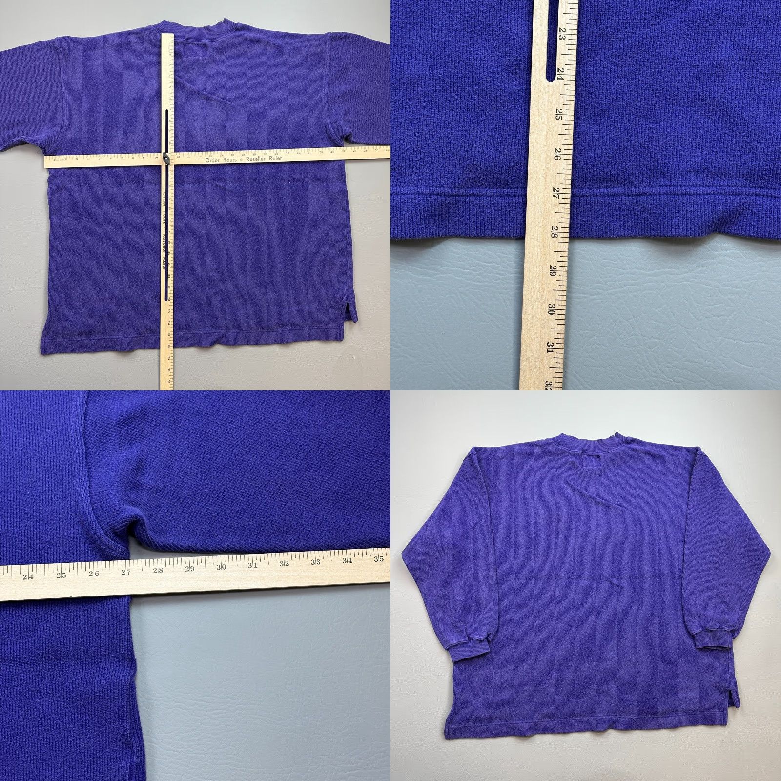 Abercrombie & Fitch VINTAGE Abercrombie & Fitch Pullover Mens Large Purple Mock Neck Sport Jersey Shirt Size US L / EU 52-54 / 3 - 8 Thumbnail