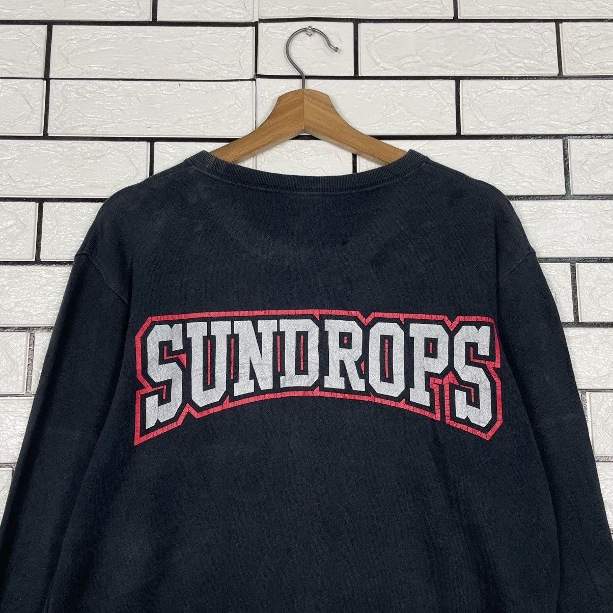 Japanese Brand Sundrops Bog Logo Black Sweatshirt Size US M / EU 48-50 / 2 - 8 Thumbnail
