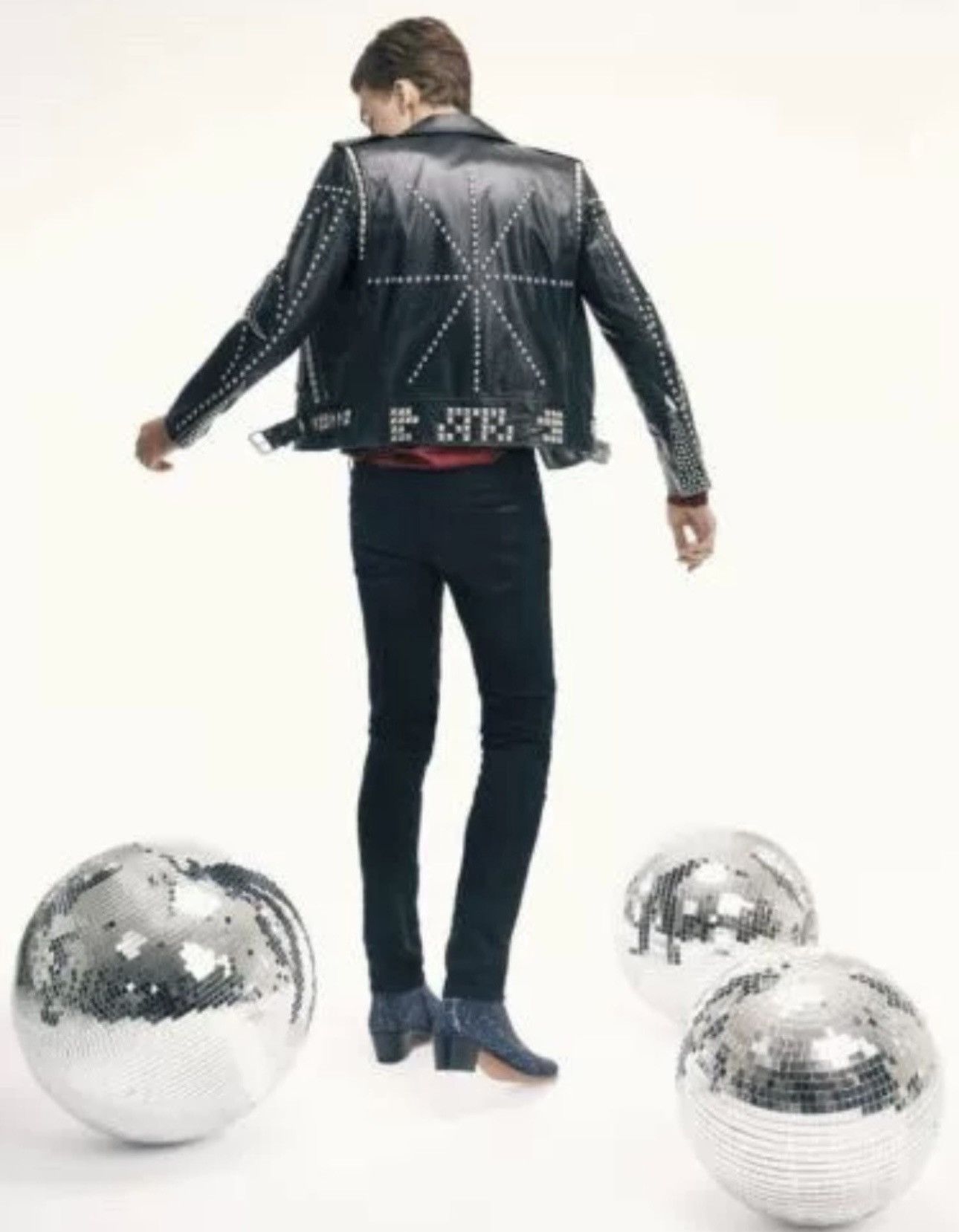 Saint Laurent Paris Saint Laurent Paris FW16 Studded Sz46 Size US S / EU 44-46 / 1 - 4 Thumbnail