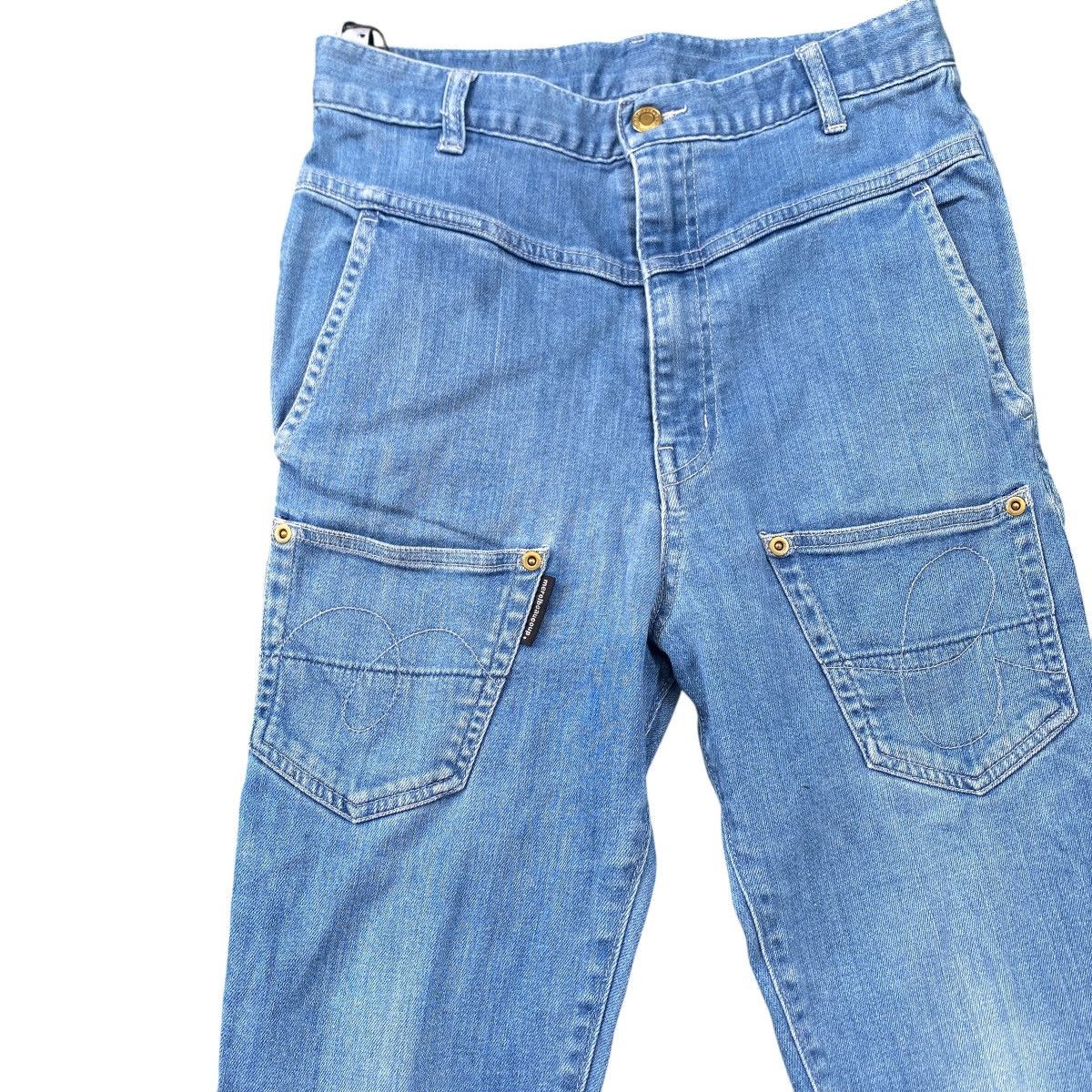Issey Miyake × Vintage × mercibeaucoup Mercibeaucoup by Issey Miyake Denim Pants Size 29" - 3 Thumbnail
