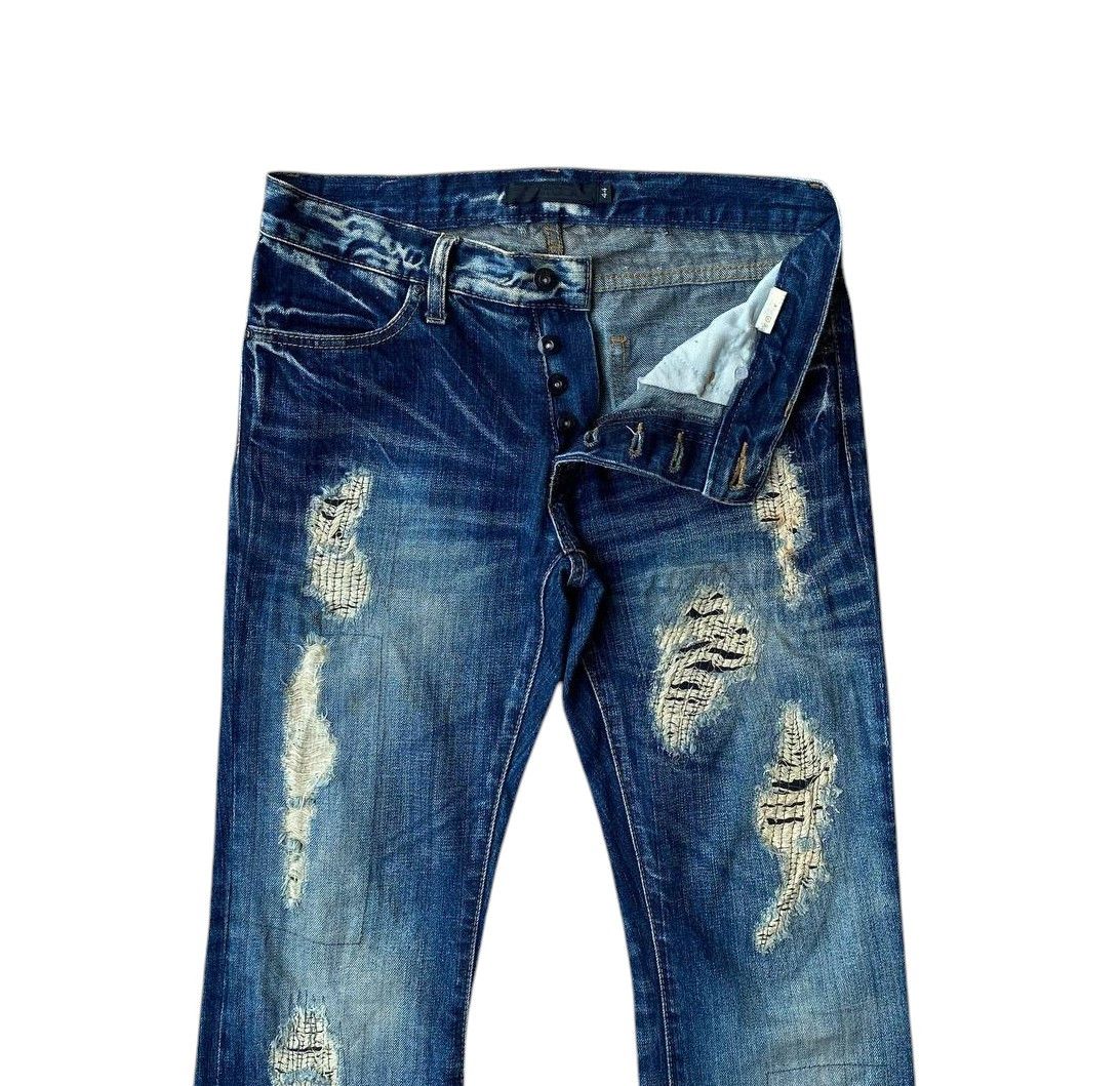 GOSTAR DE FUGA FLARED FUGA DISTRESSED DENIM BOOTCUT W29" Size US 30 / EU 46 - 11 Thumbnail