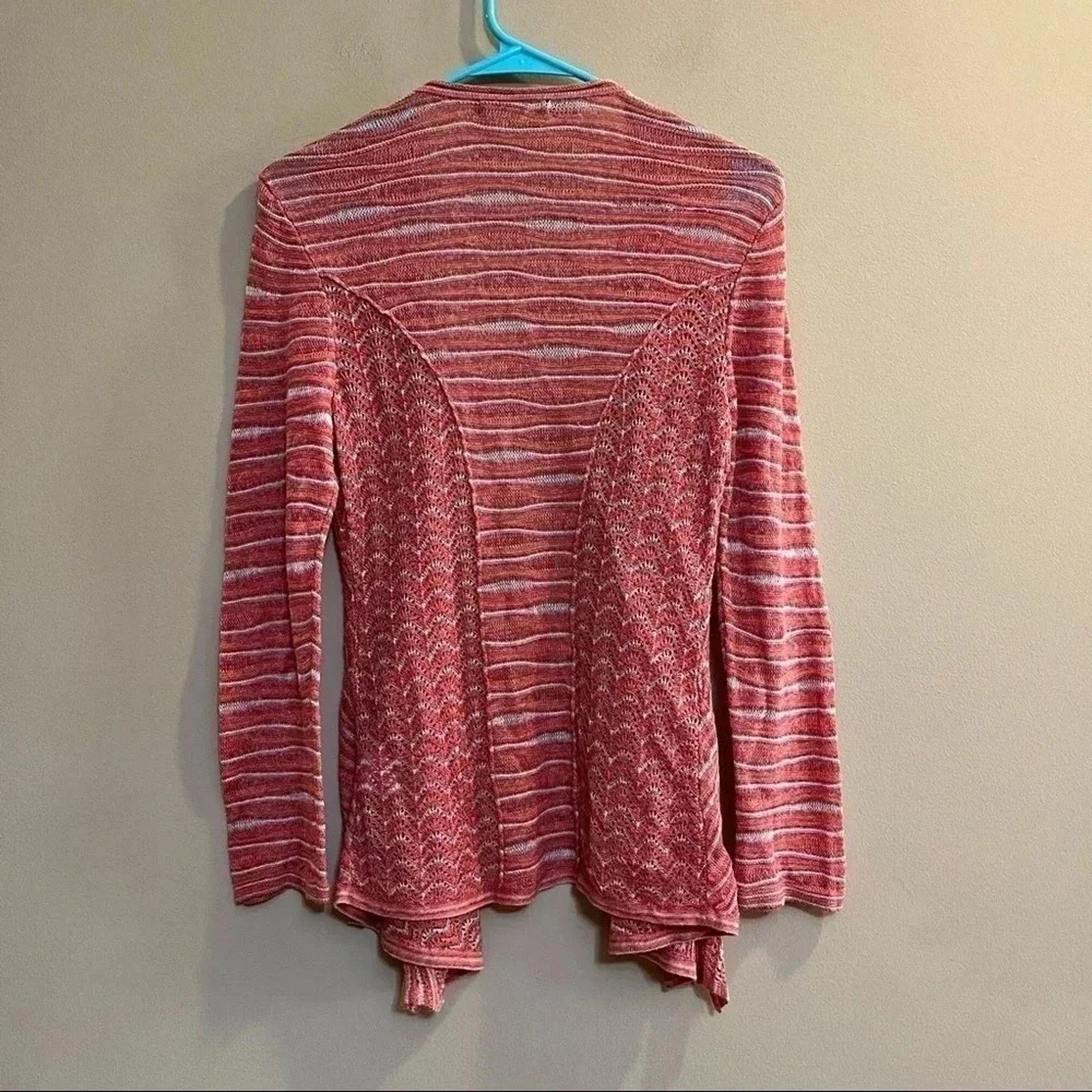 NIC+ZOE Nic + Zoe Open Front Cardigan XS Linen Silk Viscose Knit Size XS / US 0-2 / IT 36-38 - 5 Thumbnail