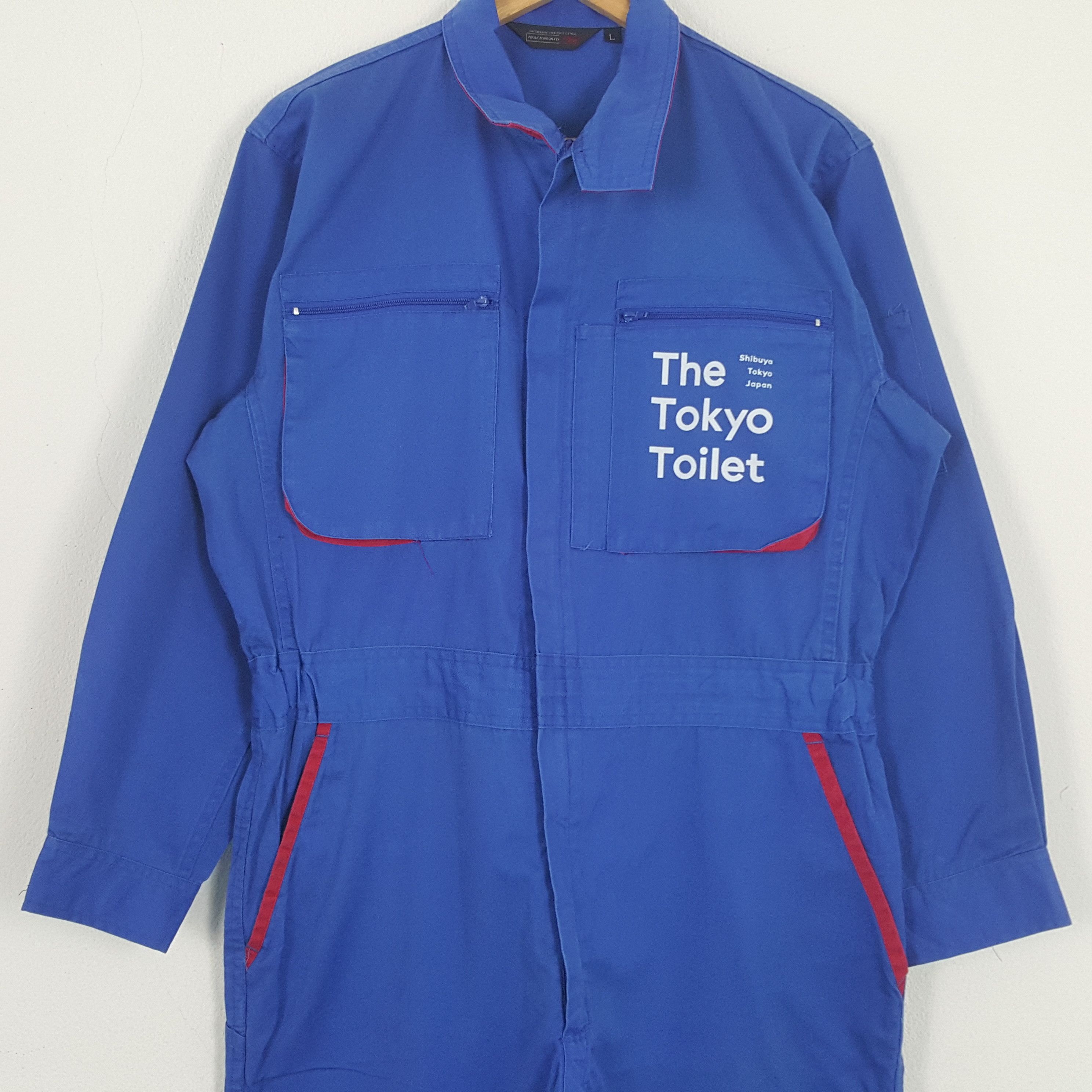 Japanese Brand × Vintage Vintage The Tokyo Toilet Japanese Brand Custom Art Jacket Size US L / EU 52-54 / 3 - 5 Thumbnail