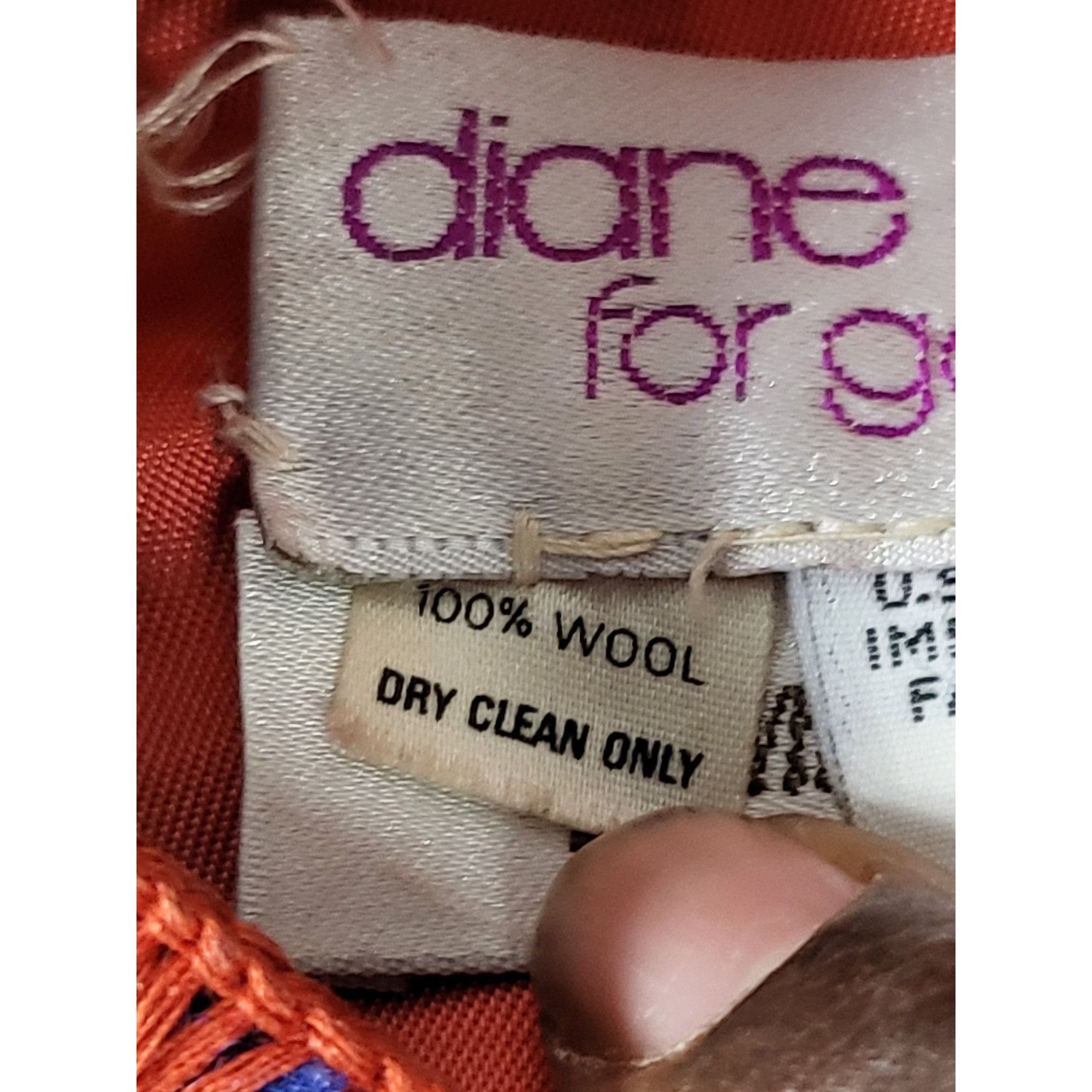 Vintage Vintage Diane Dickinson Plaid Wool Jacket Women Sz 12 Red Bl Size XL / US 12-14 / IT 48-50 - 10 Thumbnail