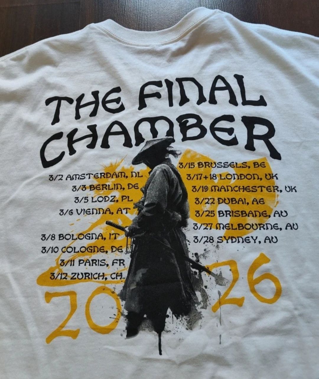 Wu-Tang Clan Wu-Tang Clan The Final Chamber 2026 Europe Australia Tour XL Size US XL / EU 56 / 4 - 1 Thumbnail