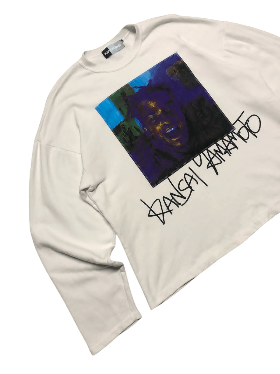 Kansai Yamamoto 90s Kansai Yamamoto Script Man Photo Sweatshirt Size US M / EU 48-50 / 2 - 4 Thumbnail
