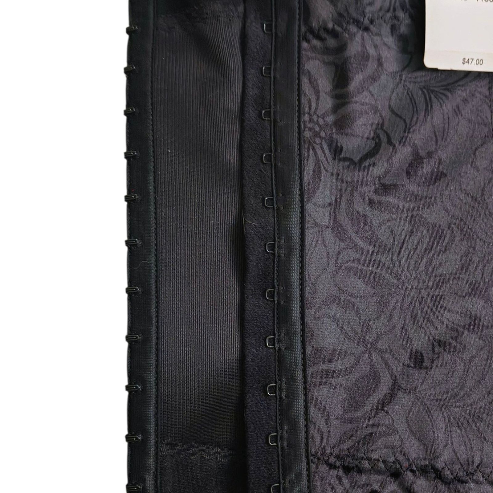 Maiden Name NWT Maidenform Black Waist Cincher Corset XL Firm Shapewear Size ONE SIZE - 4 Thumbnail