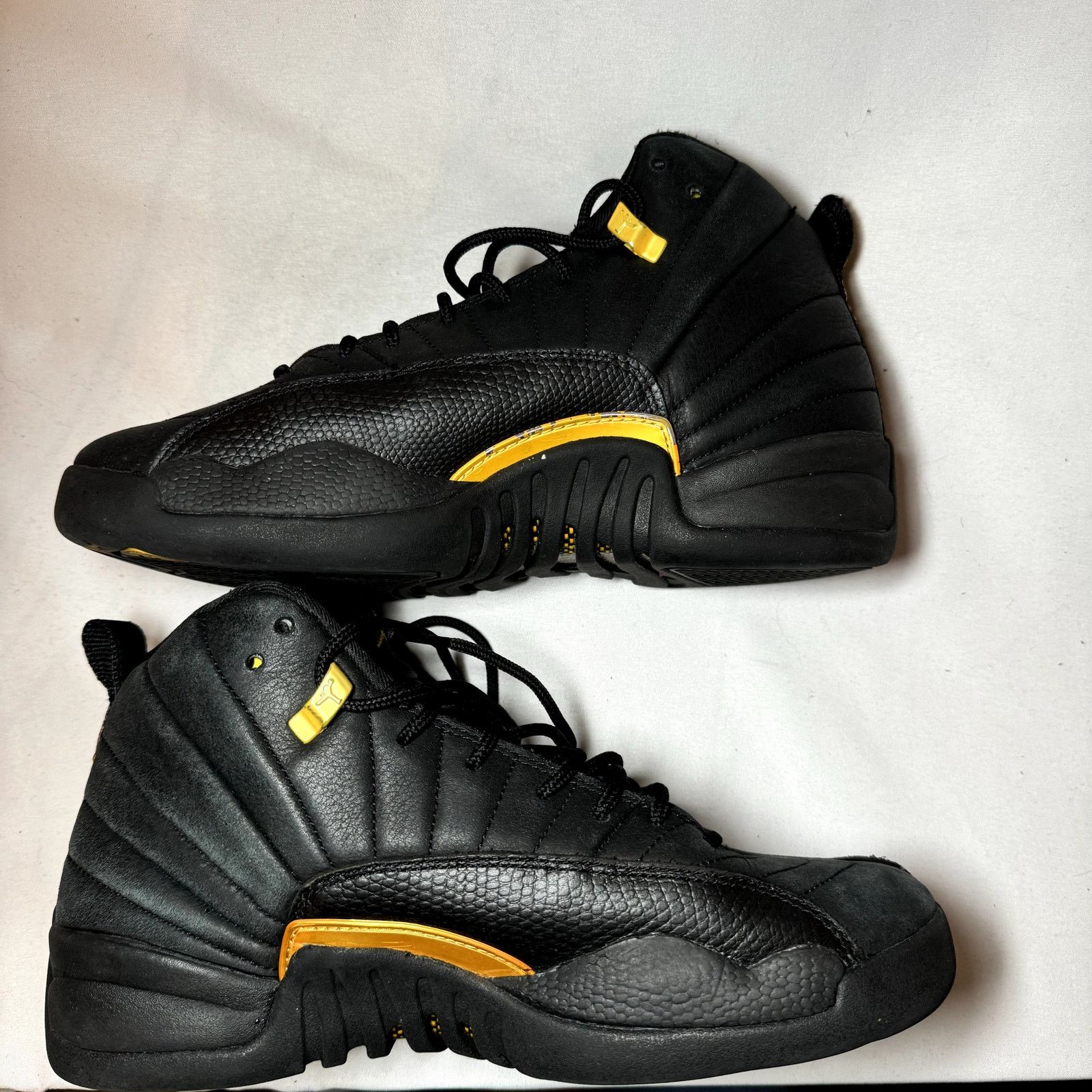 Jordan Brand × Nike Size 7 - Nike Air Jordan 12 Retro GS Black Taxi Men's Shoes Size US 7 / EU 40 - 3 Thumbnail