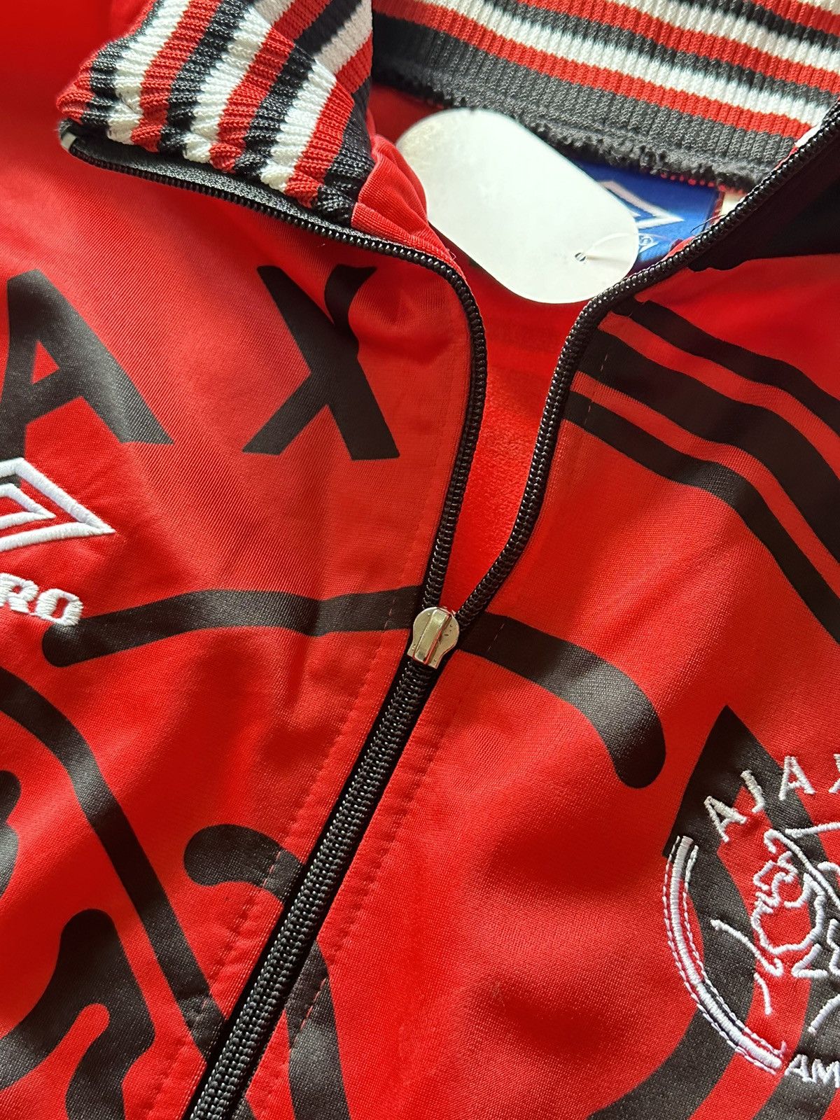 Umbro 1996 Vintage Umbro Ajax Amsterdam Track Jacket Size US S / EU 44-46 / 1 - 11 Thumbnail