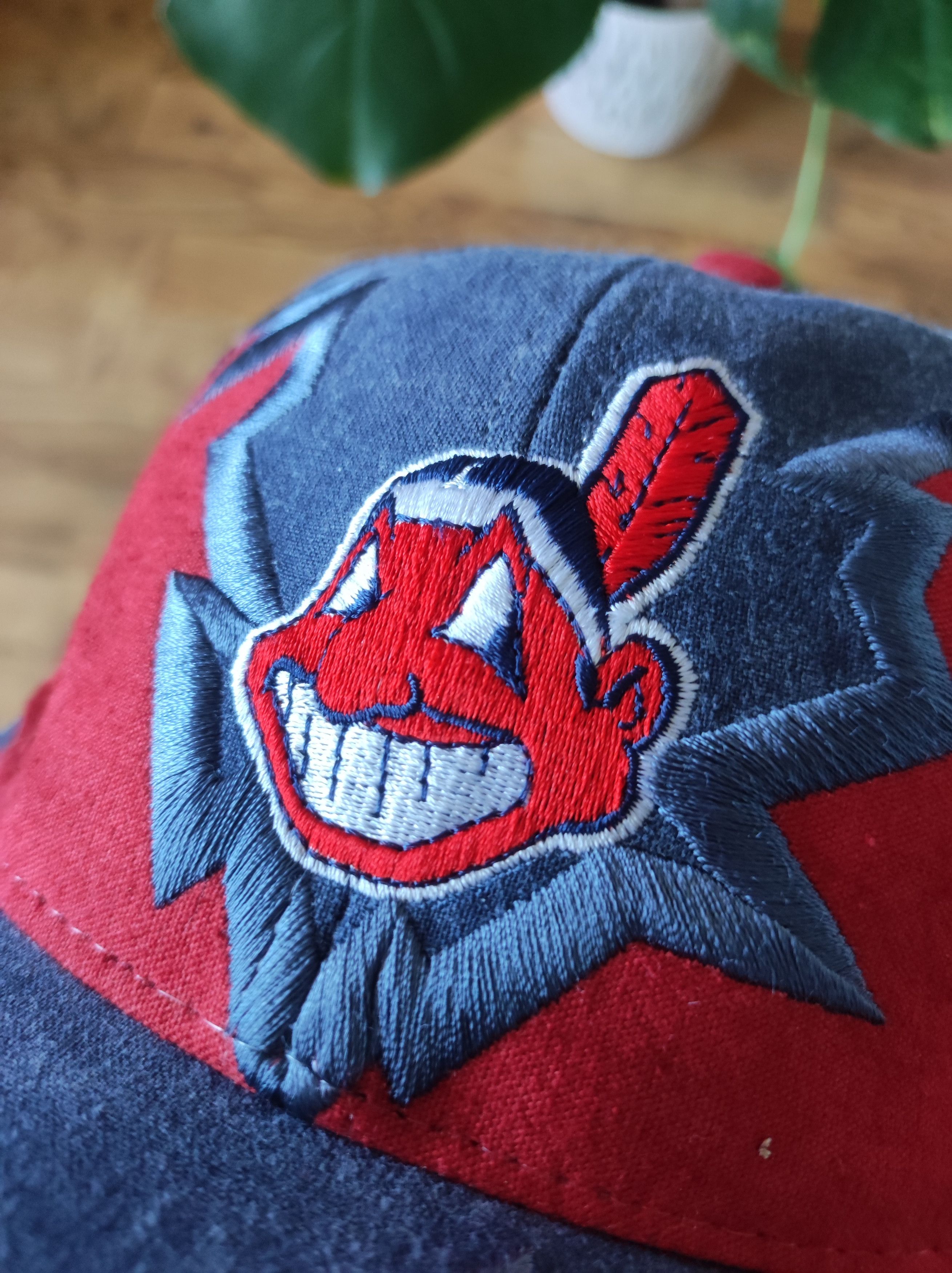 Drew Pearson Vintage 90s cleveland indians shockwave cap Size ONE SIZE - 2 Thumbnail